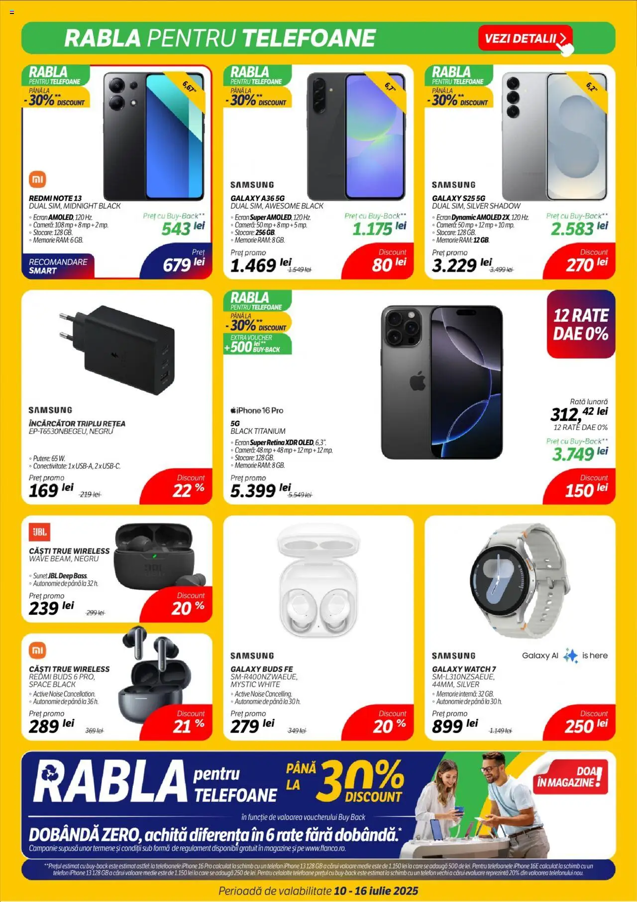 Catalog Flanco 10 - 15 Iulie 2025 | Pagina 3 | Produse: Telefon, Memorie, Căști, Cameră