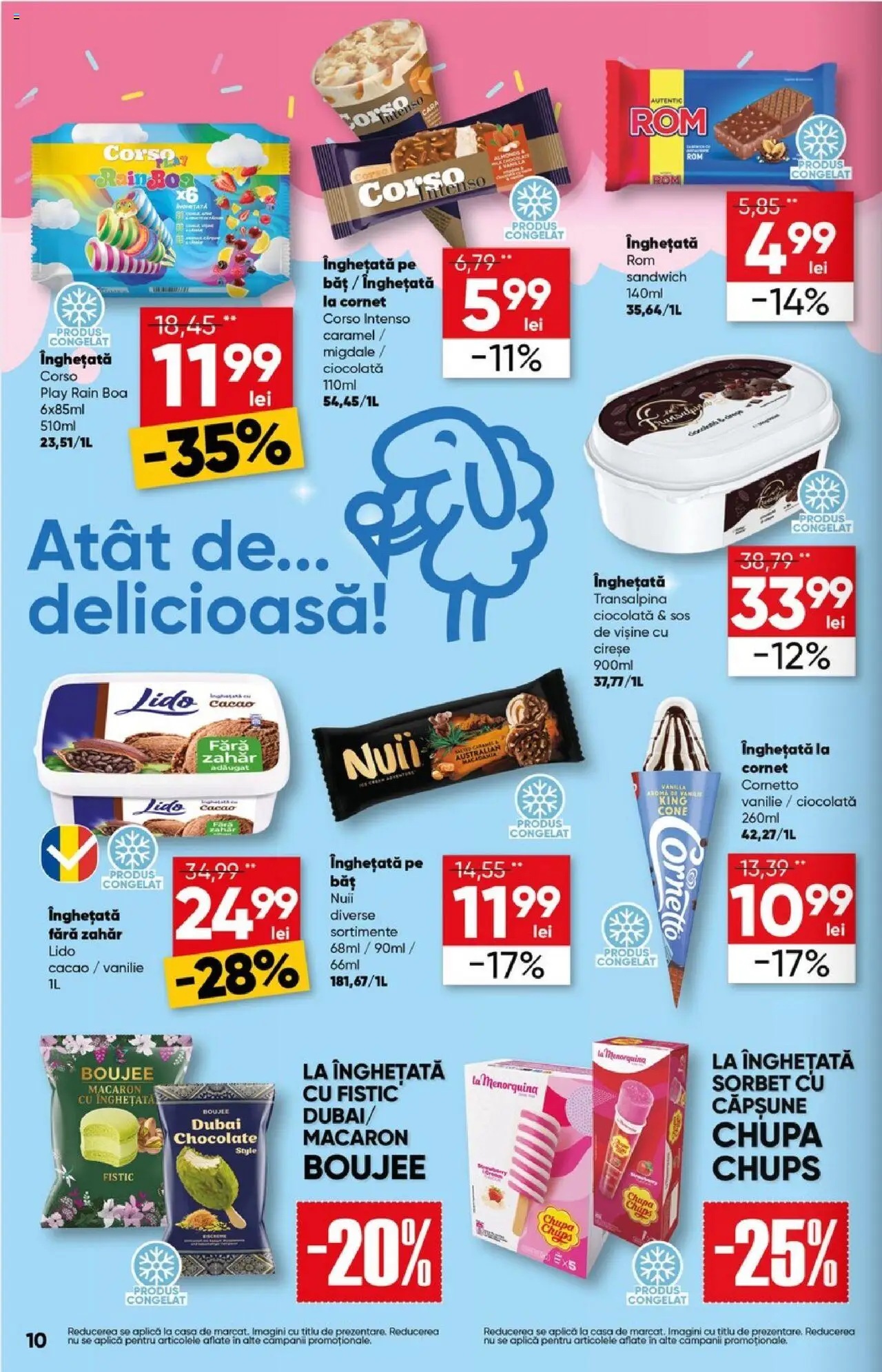 Catalog Profi 9 - 21 Iulie 2025 | Pagina 10 | Produse: Fistic, Cireșe, Înghețată, Zahăr