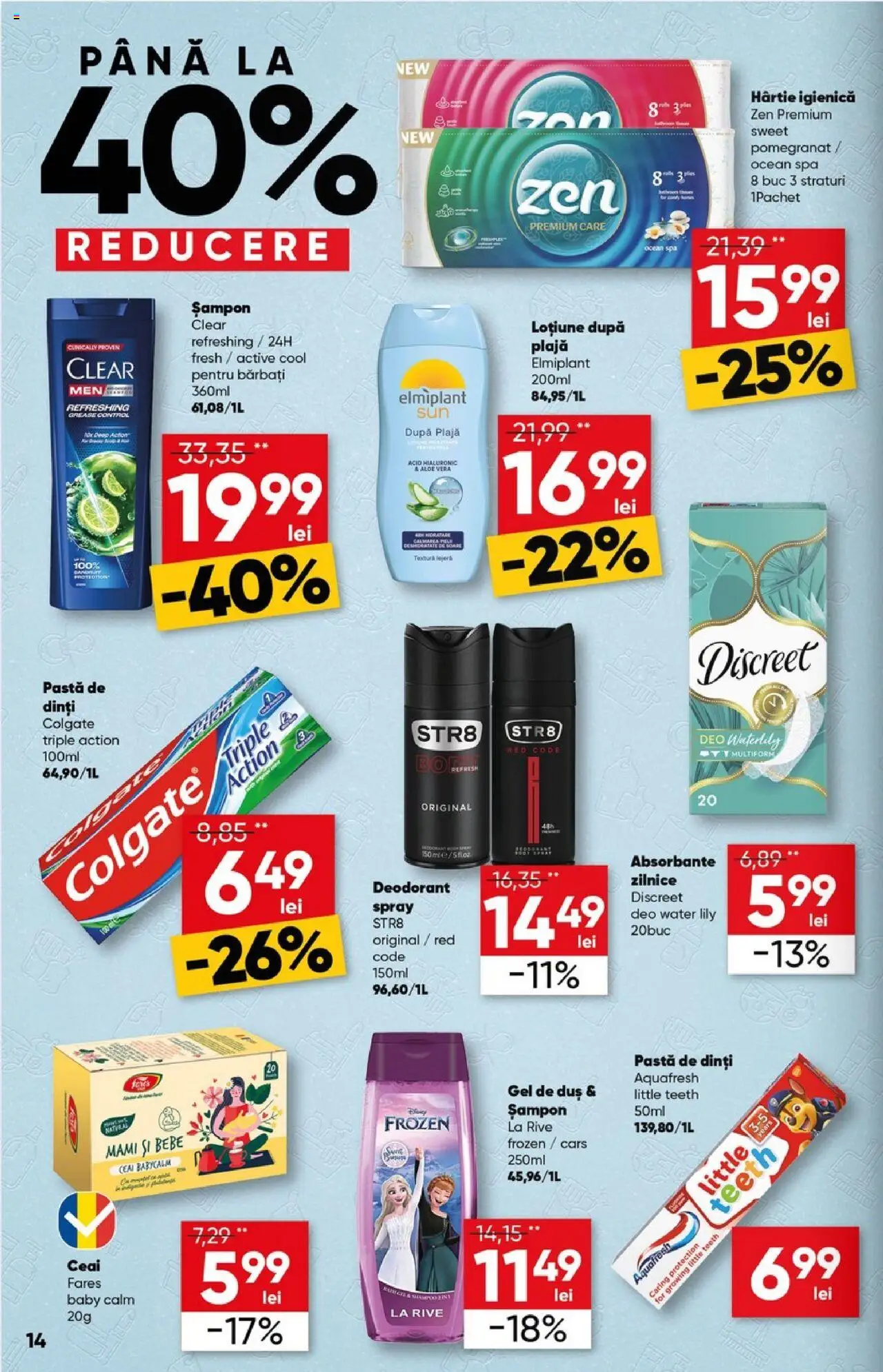 Catalog Profi 9 - 21 Iulie 2025 | Pagina 14 | Produse: Aloe vera, Gel de duș, Deodorant, Ceai