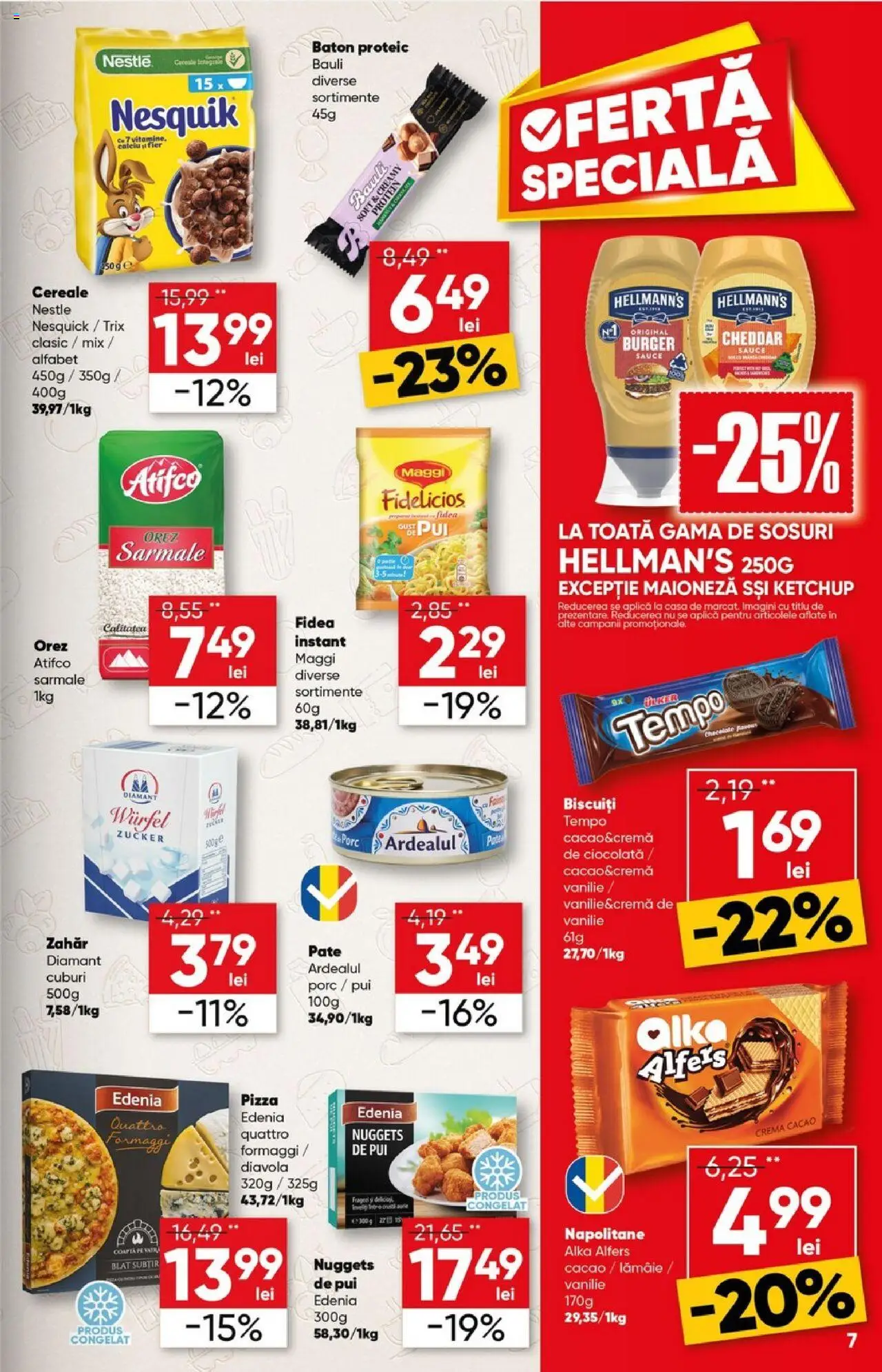 Catalog Profi 9 - 21 Iulie 2025 | Pagina 7 | Produse: Pizza, Ketchup, Cacao, Zahăr
