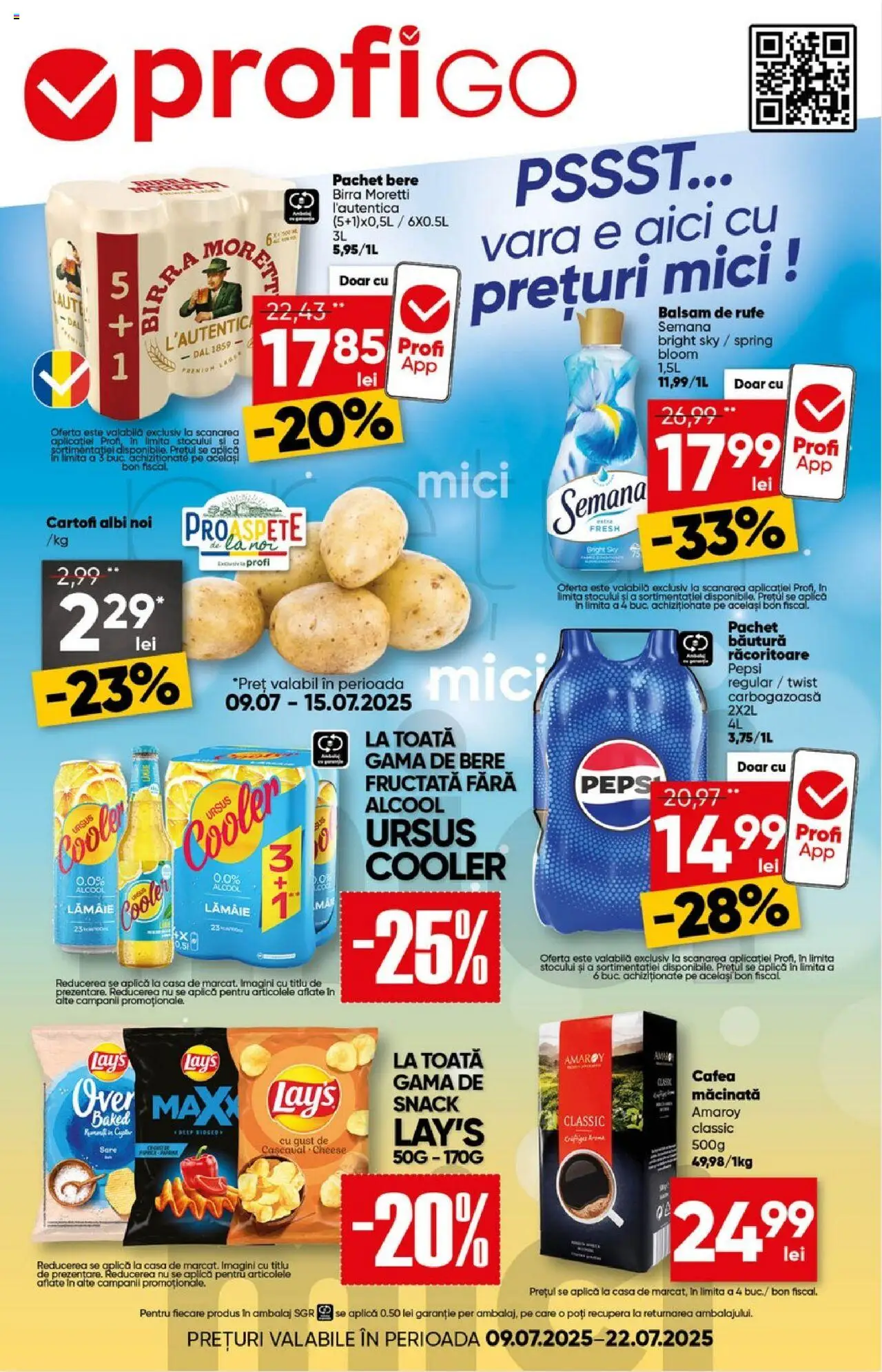 Catalog Profi 9 - 21 Iulie 2025 | Pagina 1 | Produse: Balsam, Cafea, Cartofi, Lămâie