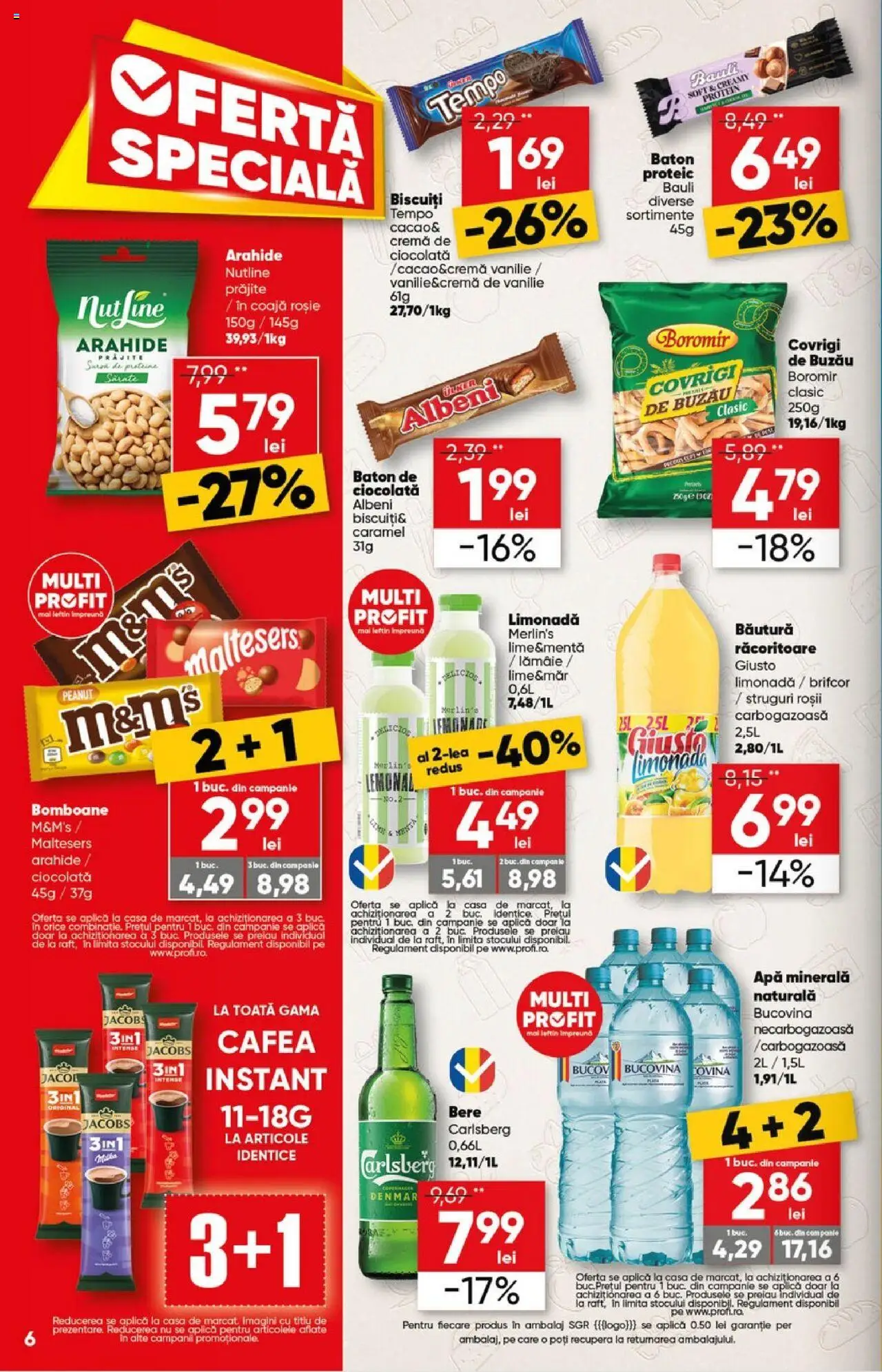 Catalog Profi 9 - 21 Iulie 2025 | Pagina 6 | Produse: Arahide, Cremă, Bere, Apă