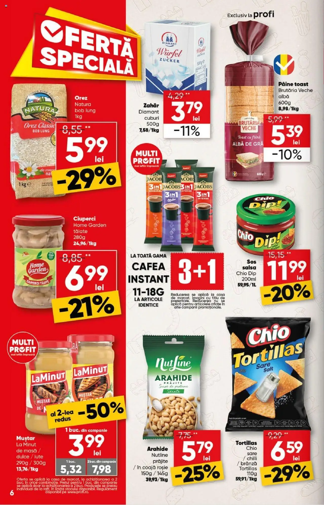 Catalog Profi 9 - 21 Iulie 2025 | Pagina 6 | Produse: Cafea, Orez, Tortillas, Zahăr