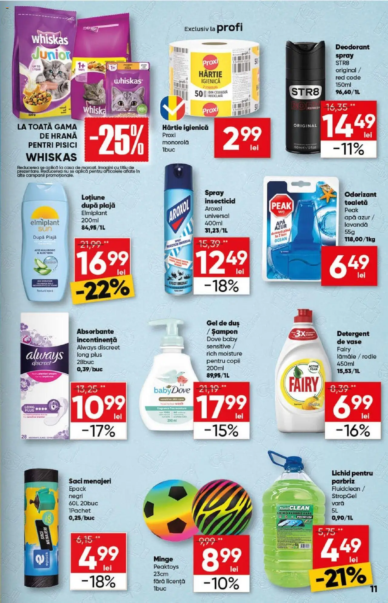 Catalog Profi 9 - 21 Iulie 2025 | Pagina 11 | Produse: Aloe vera, Duș, Deodorant, Absorbante
