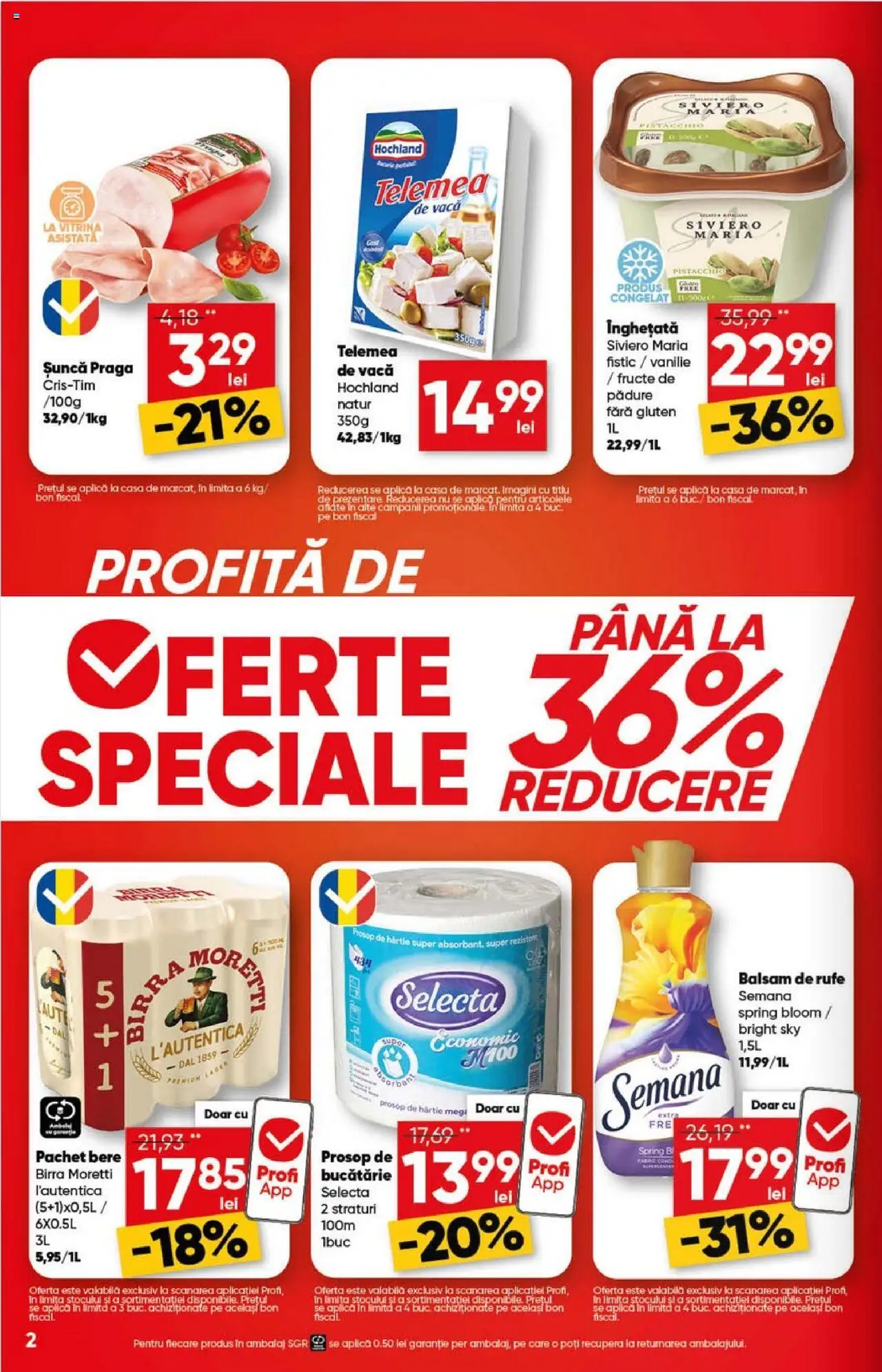 Catalog Profi 9 - 21 Iulie 2025 | Pagina 2 | Produse: Bucătărie, Bere, Fistic, Fructe