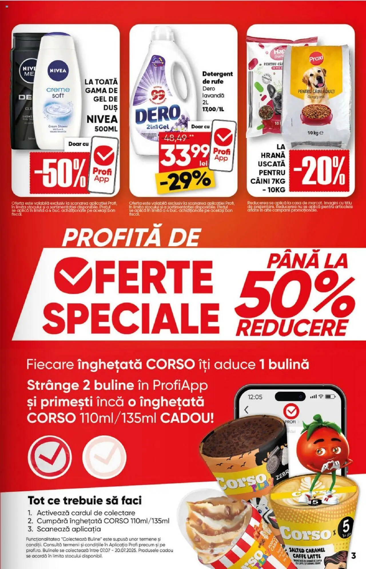 Catalog Profi 9 - 21 Iulie 2025 | Pagina 3 | Produse: Detergent, Înghețată