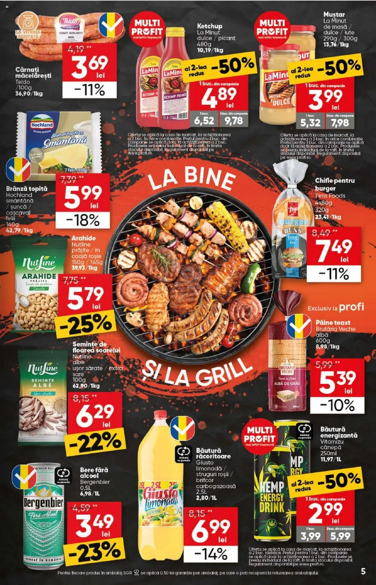 Catalog Profi 9 - 21 Iulie 2025 | Pagina 5 | Produse: Struguri, Pâine, Bere, Plastik Kulübe