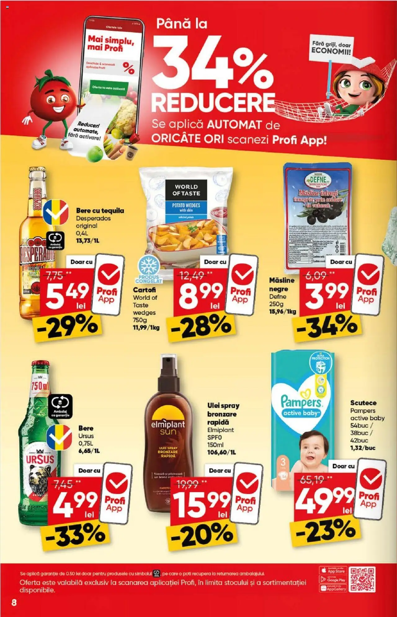 Catalog Profi 9 - 21 Iulie 2025 | Pagina 8 | Produse: Măsline, Ulei, Eğitim çantaları, Bere