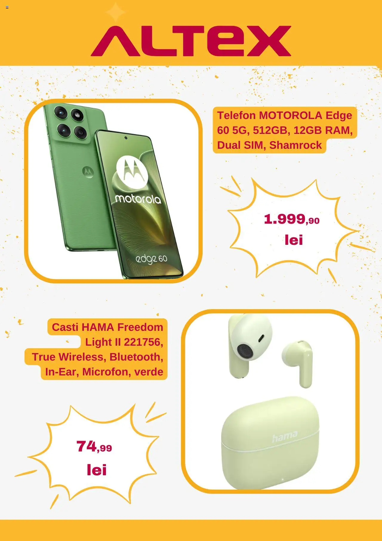 Catalog Altex 10 - 15 Iulie 2025 | Pagina 2 | Produse: Telefon, Căști