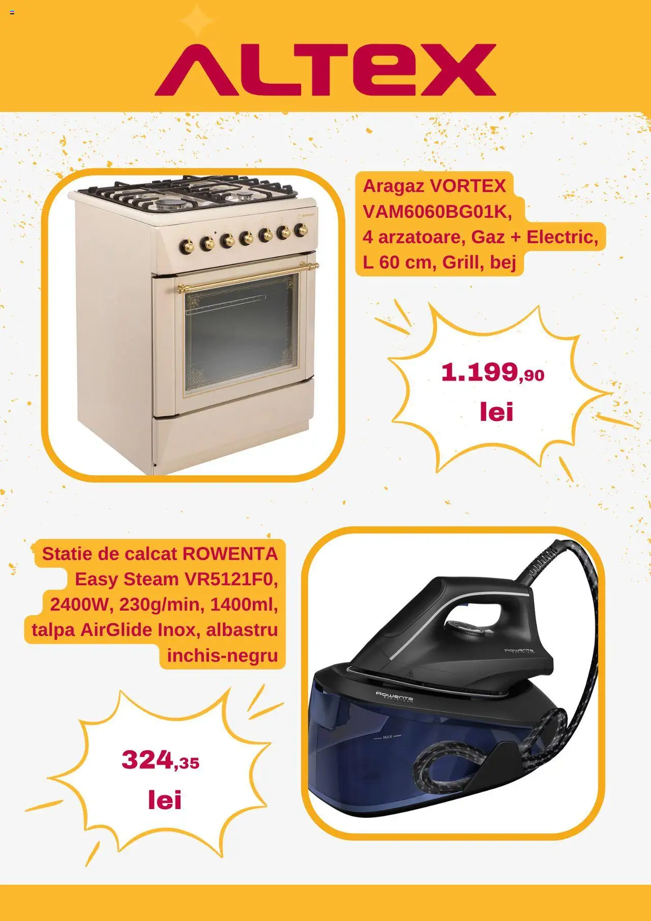 Catalog Altex 10 - 15 Iulie 2025 | Pagina 6 | Produse: Aragaz