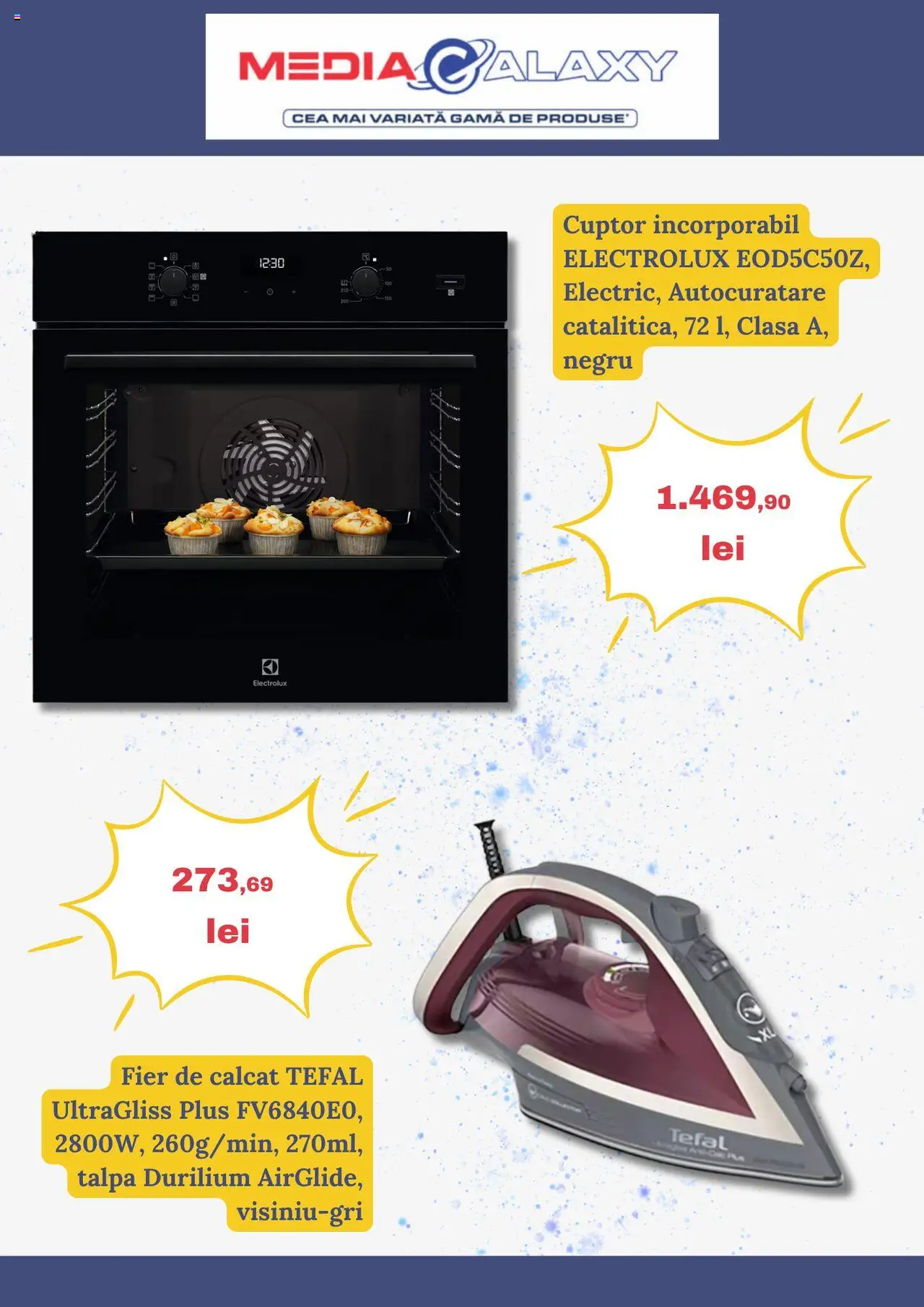 Catalog Media Galaxy 10 - 15 Iulie 2025 | Pagina 6 | Produse: Fier de călcat, Cuptor