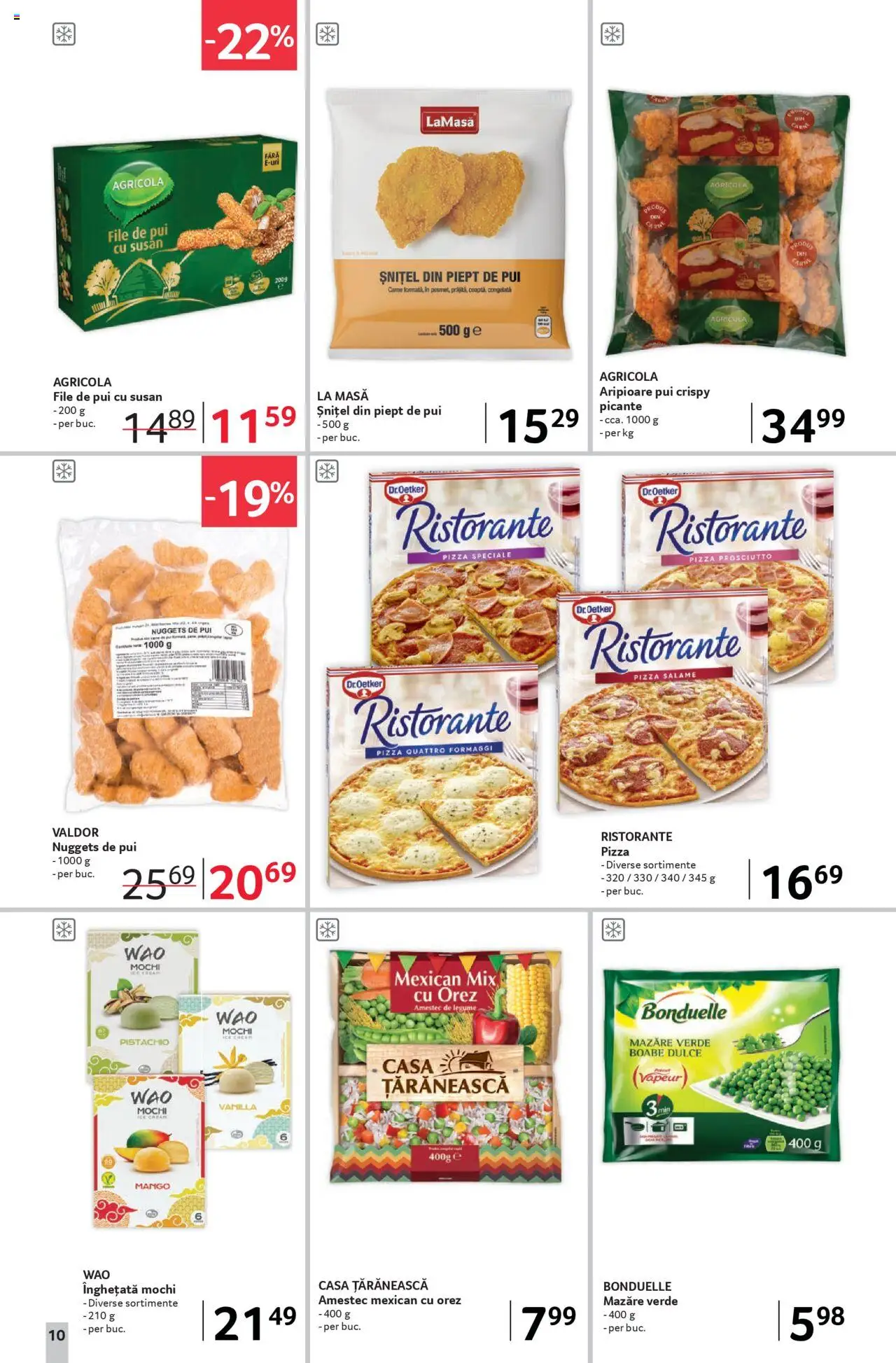 Catalog Selgros 11 - 23 Iulie 2025 | Pagina 10 | Produse: Masă, Hacıyatmaz Kedi Oyuncağı, Înghețată, Legume