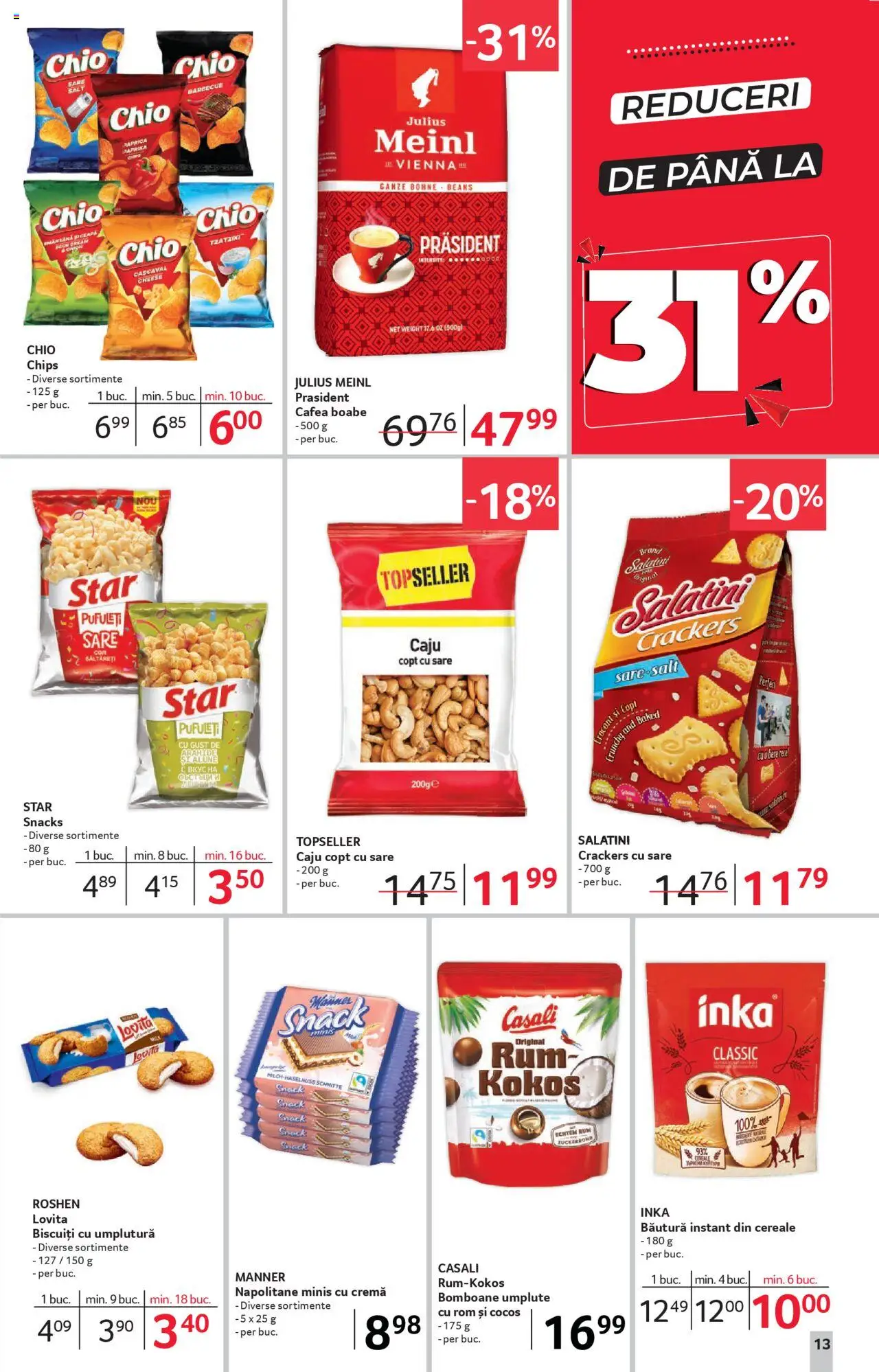 Catalog Selgros 11 - 23 Iulie 2025 | Pagina 13 | Produse: Arahide, Alune, Caju, Cereale