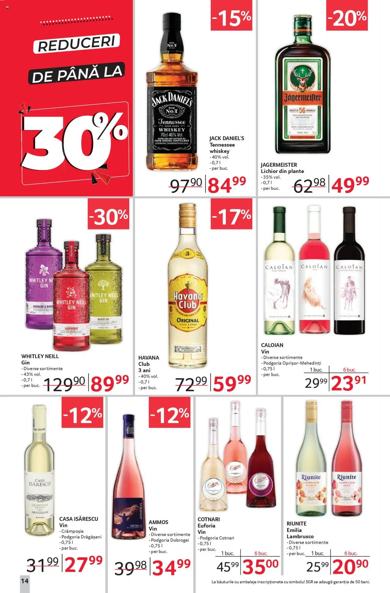 Catalog Selgros 11 - 23 Iulie 2025 | Pagina 14 | Produse: Lichior, Whiskey