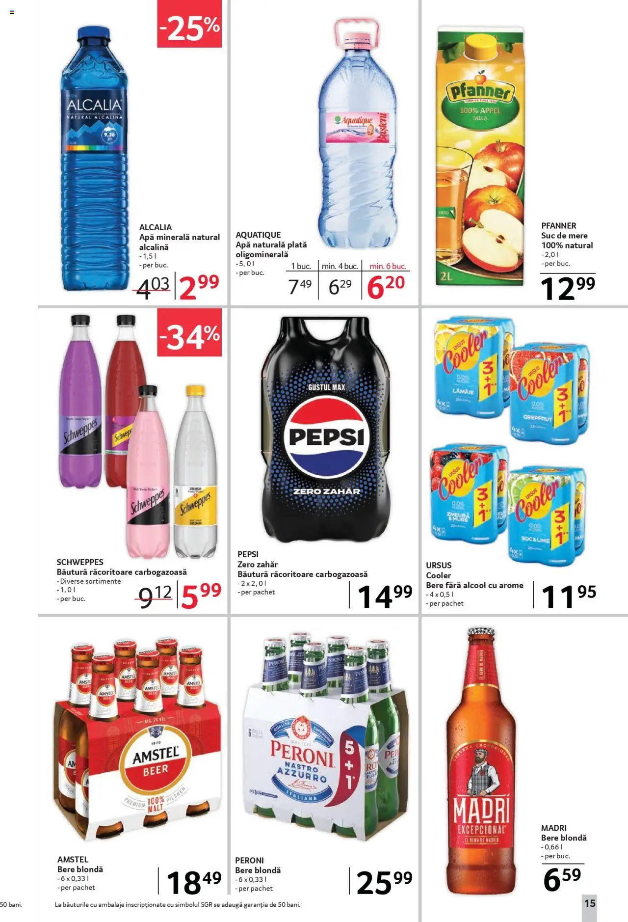 Catalog Selgros 11 - 23 Iulie 2025 | Pagina 15 | Produse: Yazı tahtası kalemi, Mere, Grepfrut, Apă