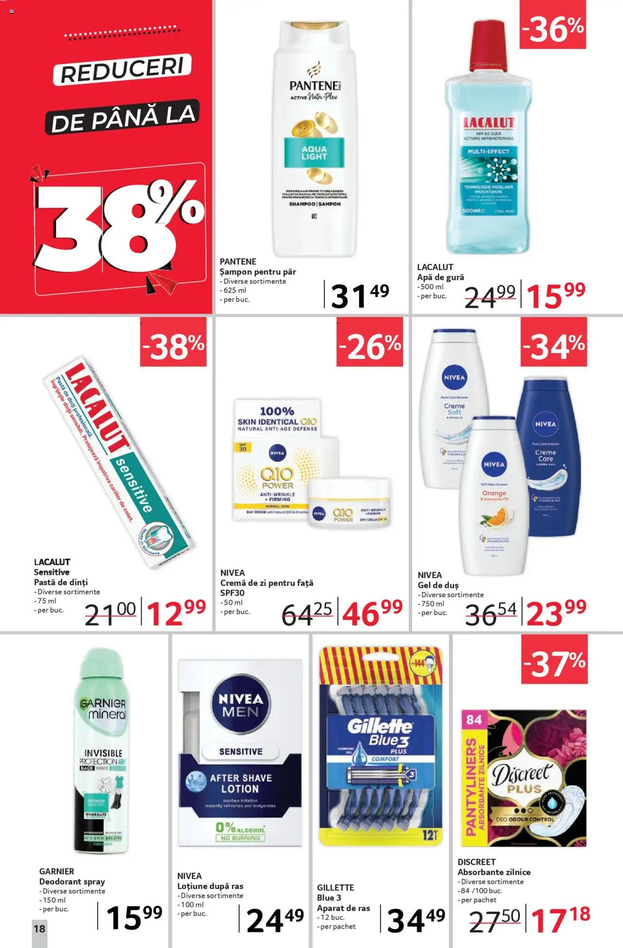 Catalog Selgros 11 - 23 Iulie 2025 | Pagina 18 | Produse: After shave, Duș, Deodorant, Apă