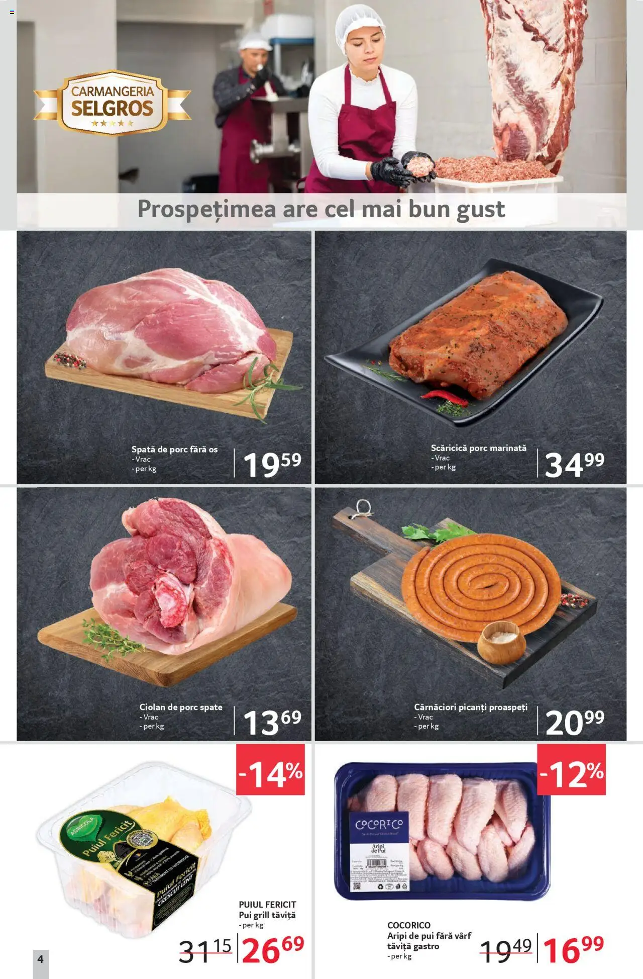 Catalog Selgros 11 - 23 Iulie 2025 | Pagina 4 | Produse: Grill, Hacıyatmaz Kedi Oyuncağı