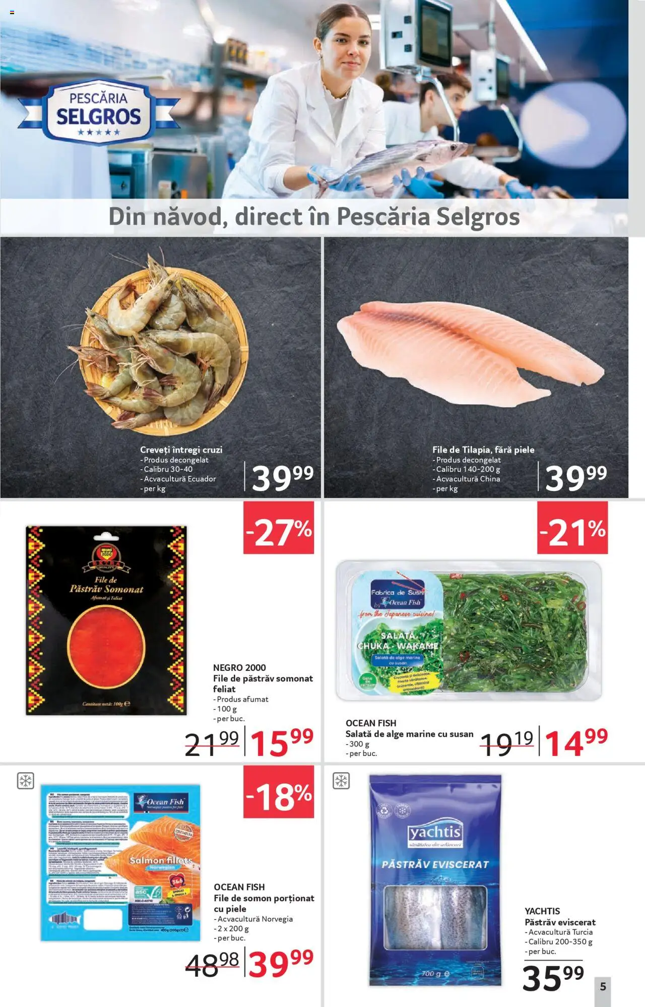 Catalog Selgros 11 - 23 Iulie 2025 | Pagina 5 | Produse: Sushi, Salată