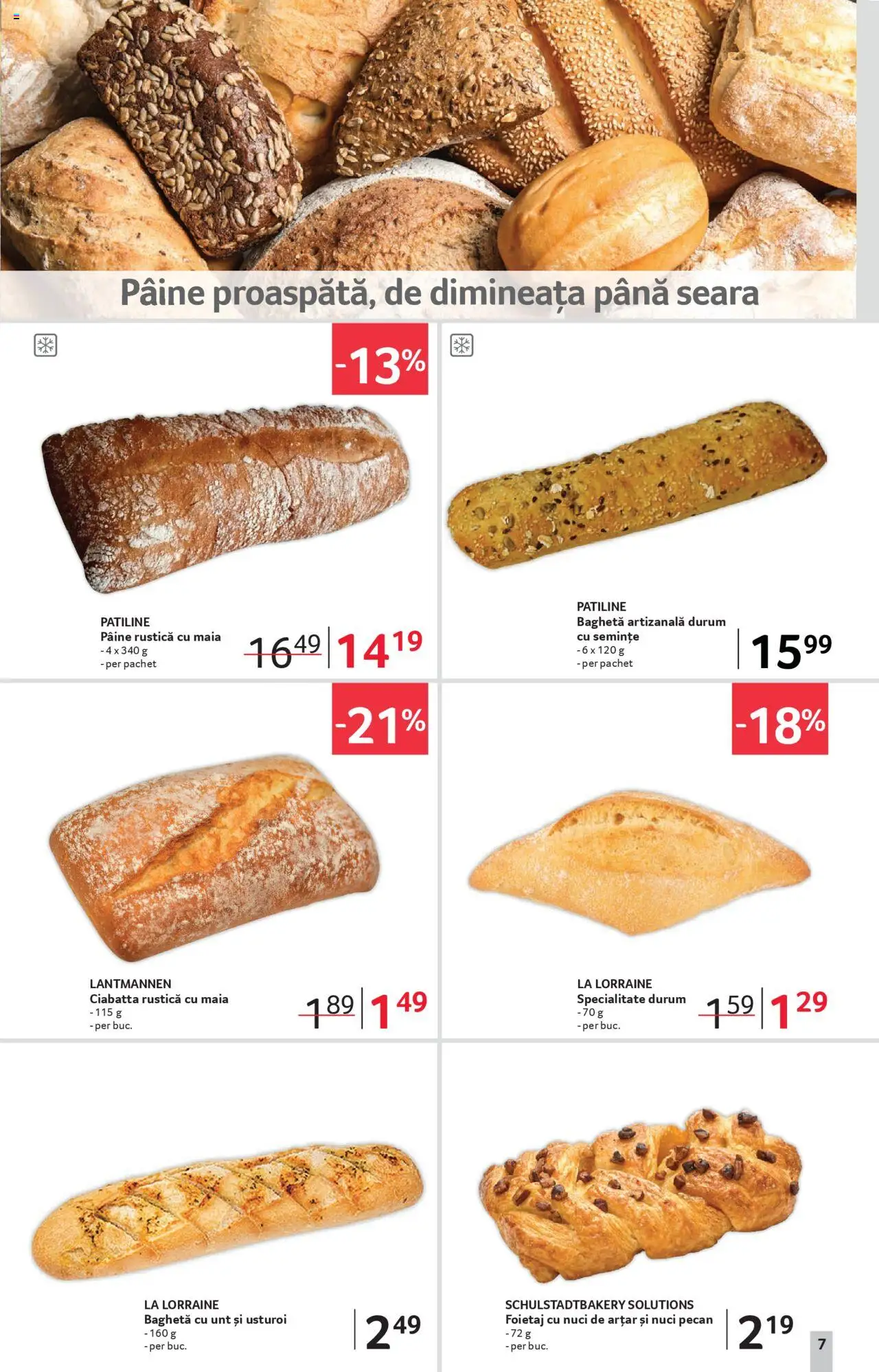 Catalog Selgros 11 - 23 Iulie 2025 | Pagina 7 | Produse: Unt, Pâine, Nuci, Usturoi