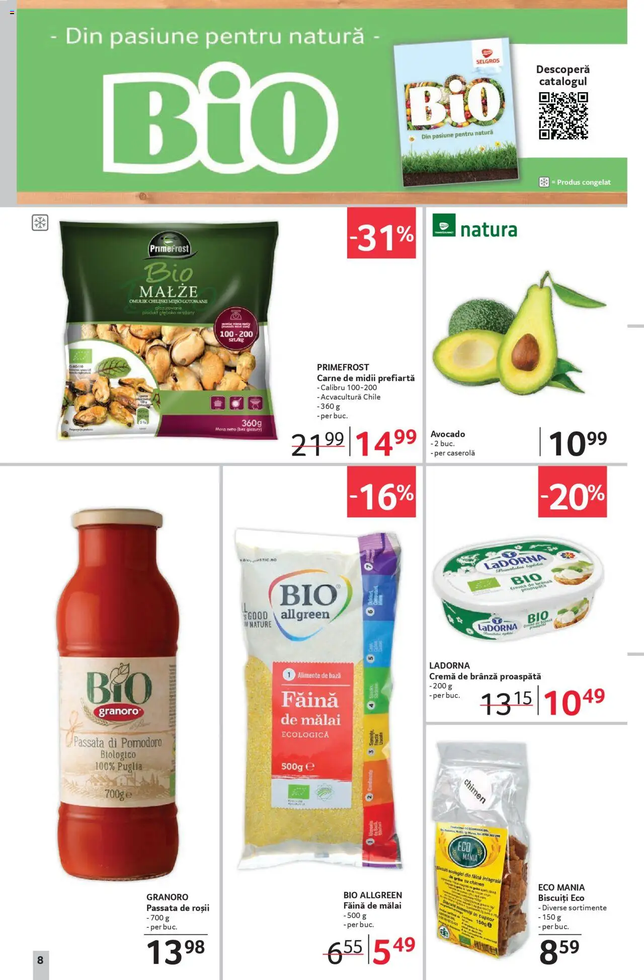 Catalog Selgros 11 - 23 Iulie 2025 | Pagina 8 | Produse: Cuptor, Cremă, Făină, Mălai