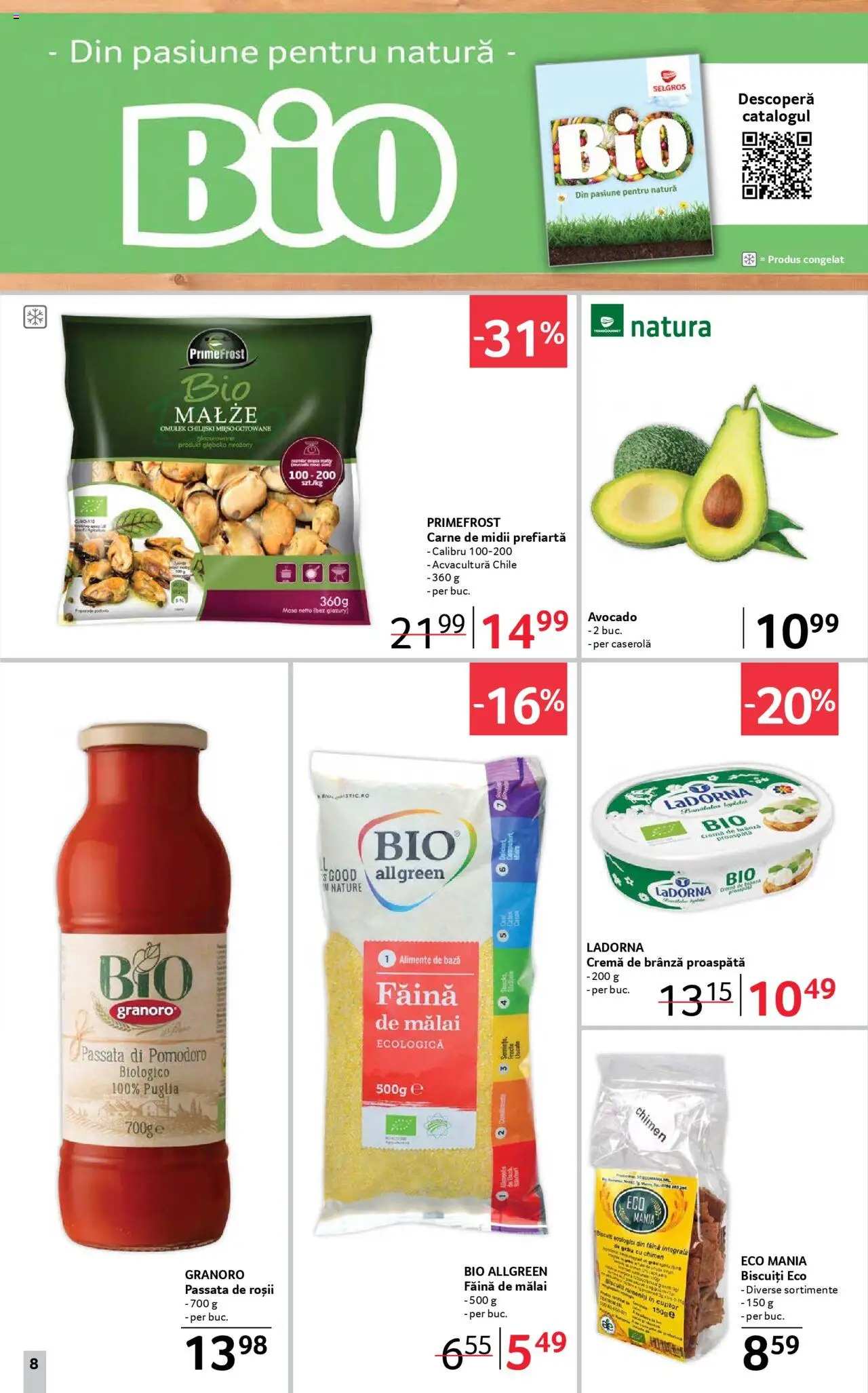 Catalog Selgros 11 - 23 Iulie 2025 | Pagina 8 | Produse: Şerit ödül, Cuptor, Cremă, Făină