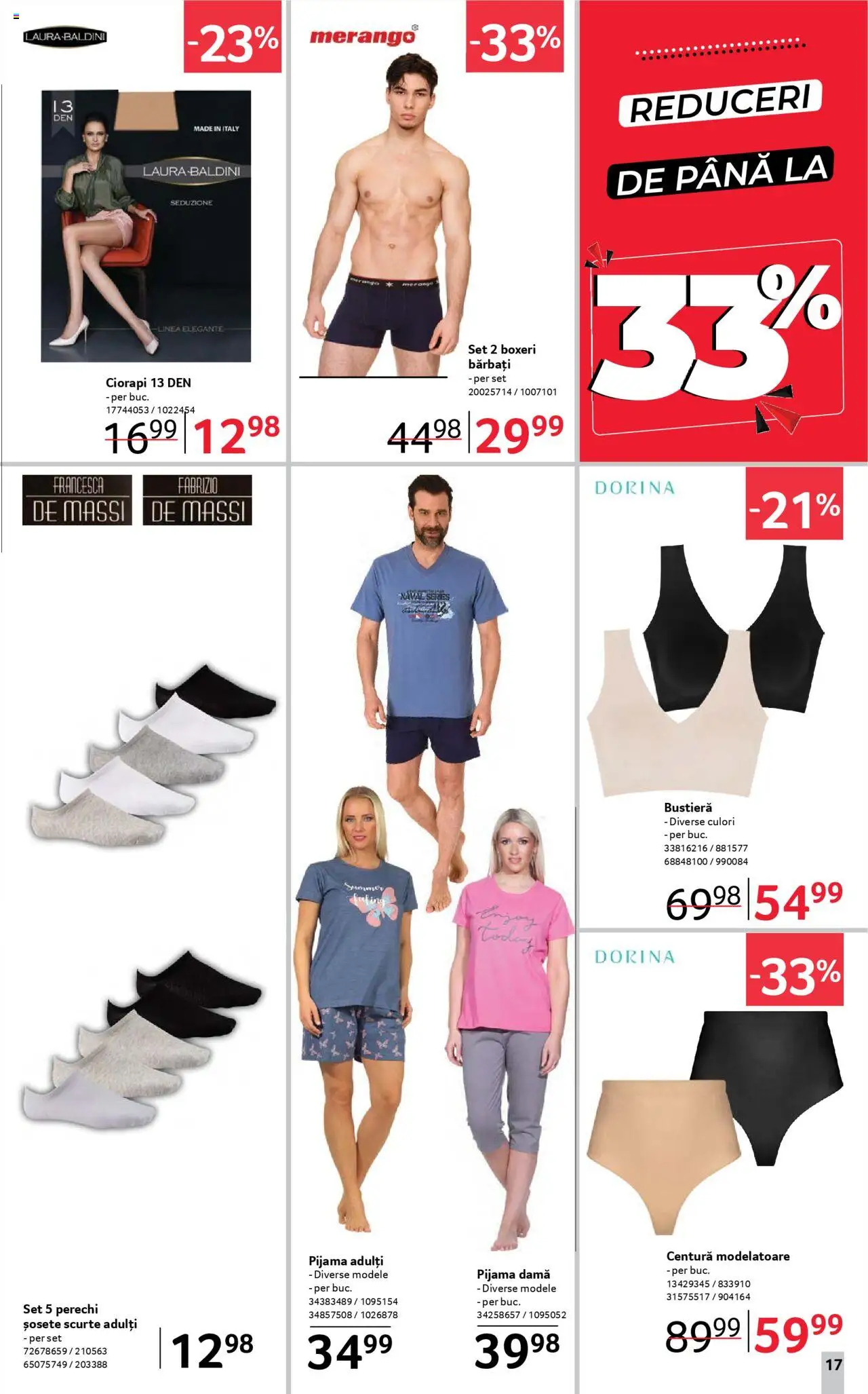 Catalog Selgros 11 - 23 Iulie 2025 | Pagina 17 | Produse: Bustieră, Șosete, Boxeri