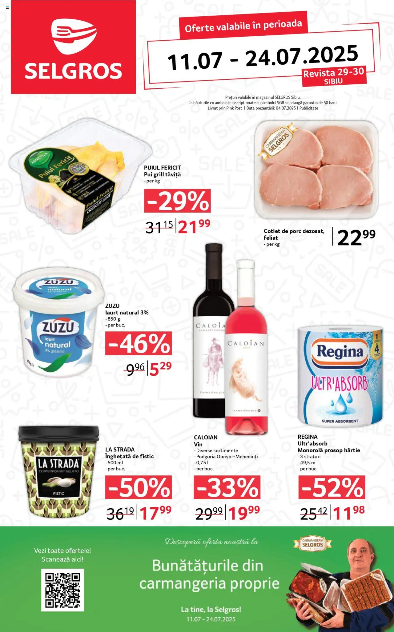 Catalog Selgros 11 - 23 Iulie 2025 | Pagina 1 | Produse: Grill, Lait de coco, Hacıyatmaz Kedi Oyuncağı, Înghețată