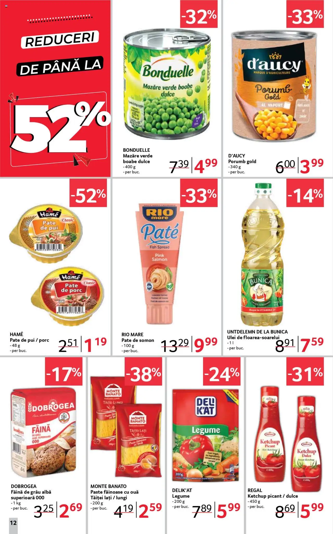 Catalog Selgros 11 - 23 Iulie 2025 | Pagina 12 | Produse: Pară, Pate, Porumb, Legume