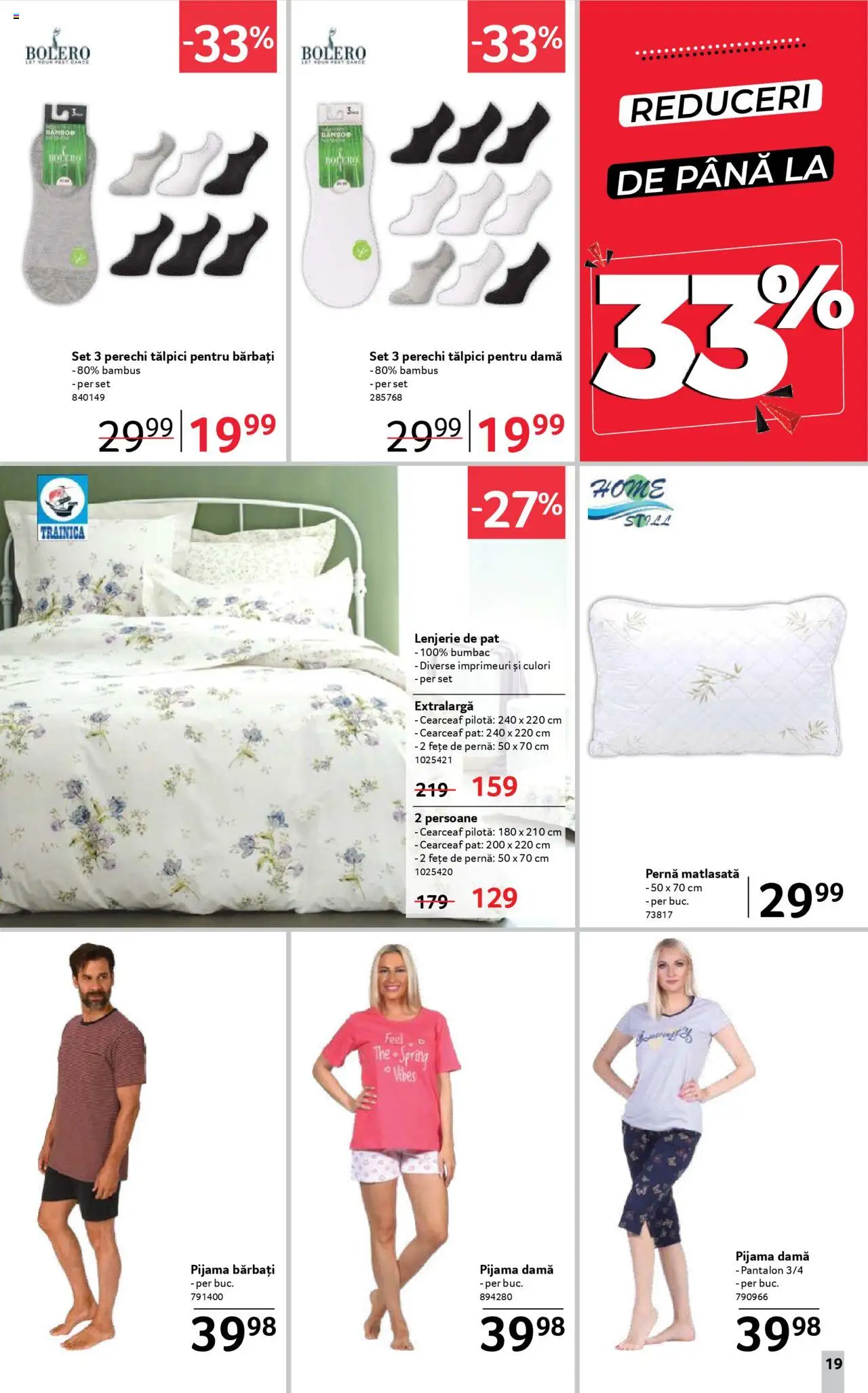 Catalog Selgros 11 - 23 Iulie 2025 | Pagina 19 | Produse: Lenjerie de pat, Pernă, Pilotă, Yaşlı Köpek Konservesi
