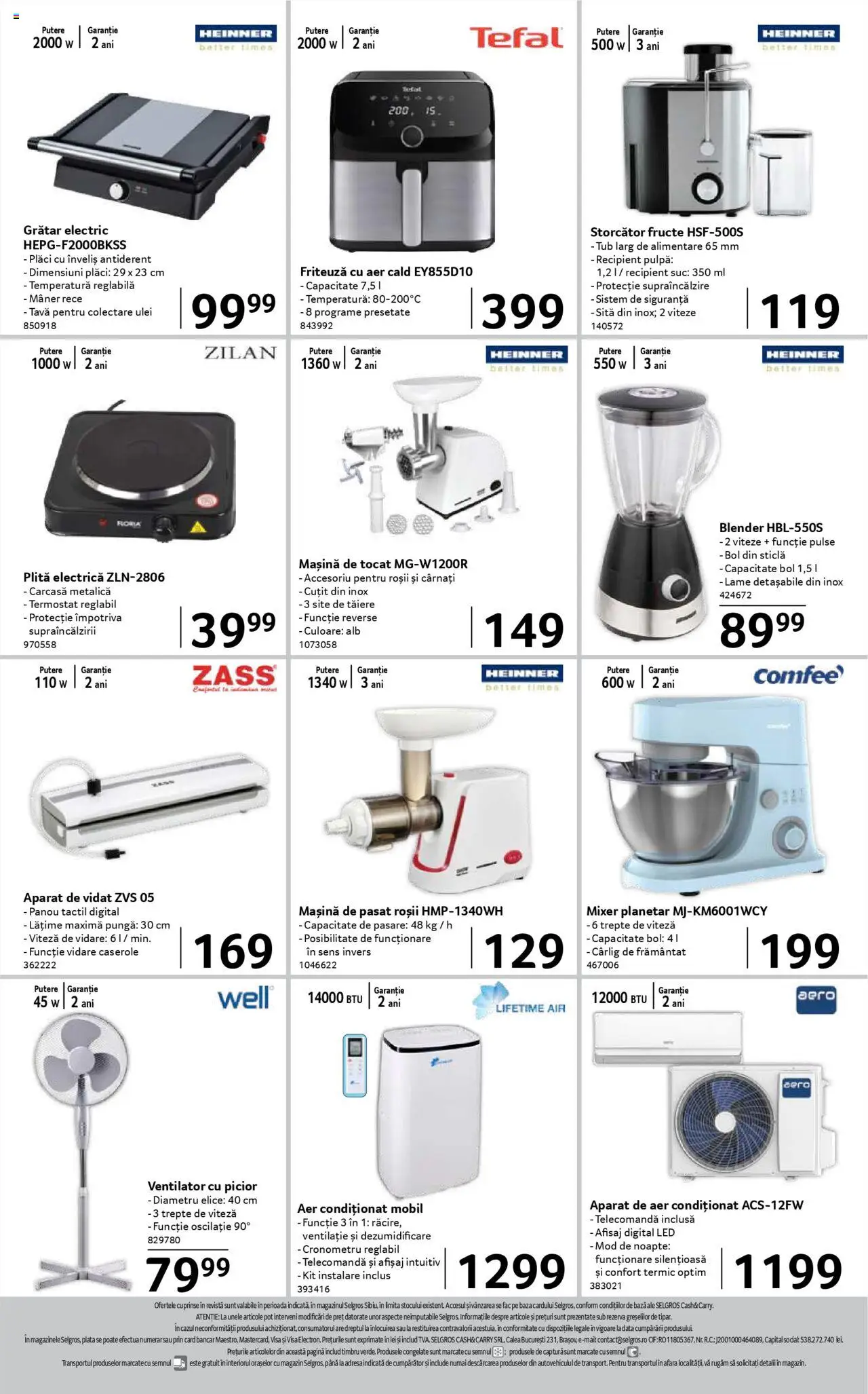Catalog Selgros 11 - 23 Iulie 2025 | Pagina 24 | Produse: Mașină de tocat, Pungă, Carcasă, Ulei