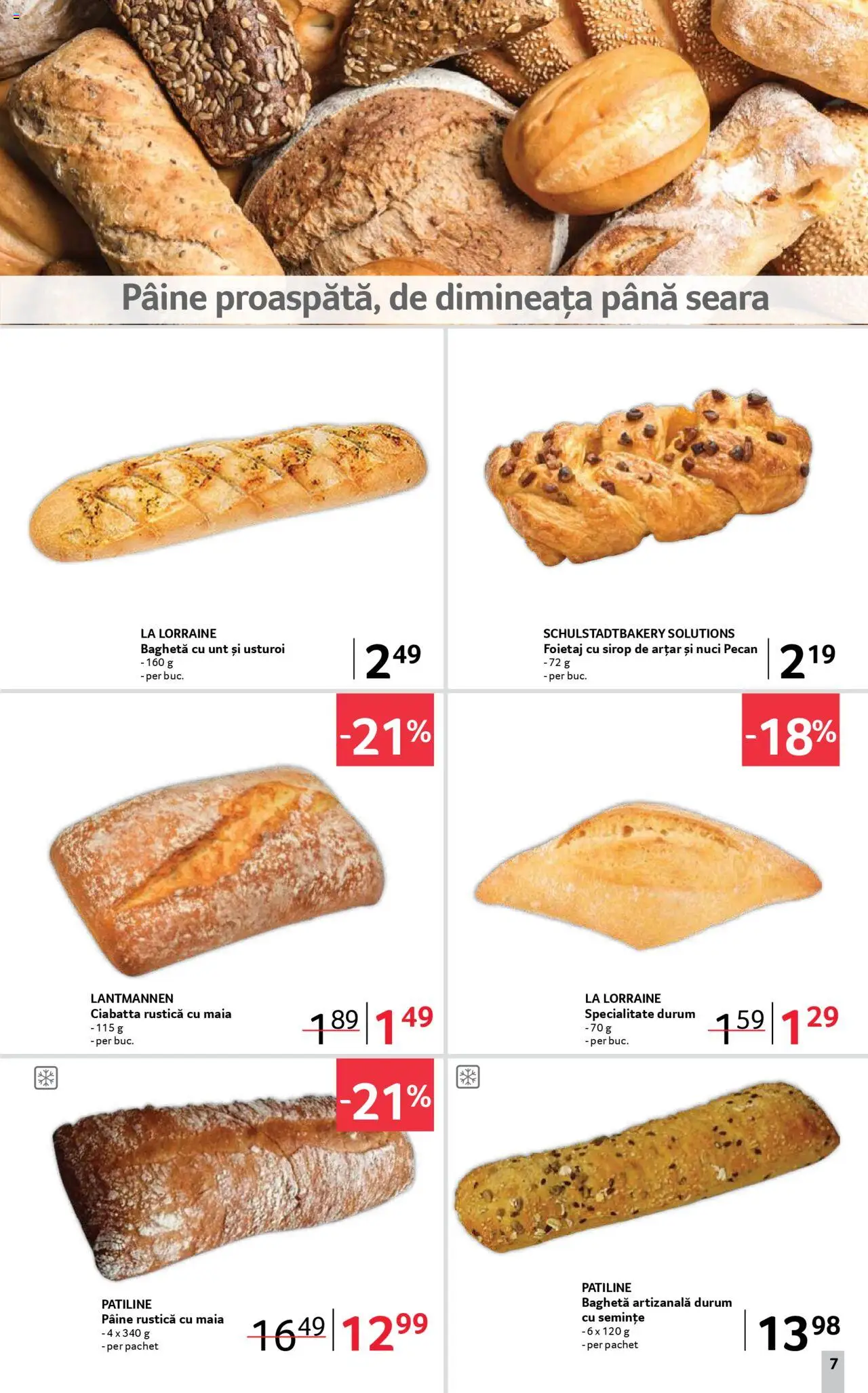 Catalog Selgros 11 - 23 Iulie 2025 | Pagina 7 | Produse: Foietaj, Semințe, Sirop de arțar, Sirop