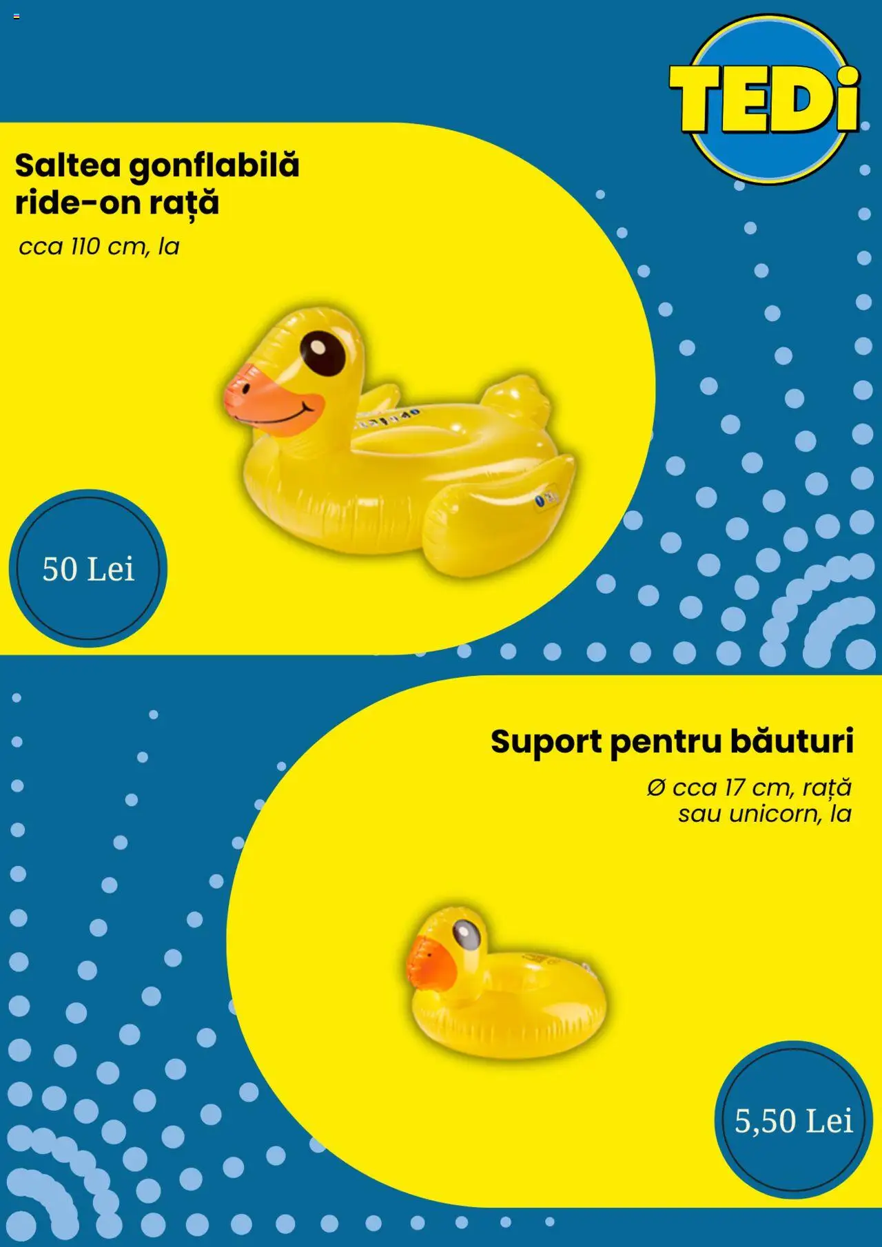 Catalog TEDi 11 Iulie - 7 Septembrie 2025 | Pagina 2 | Produse: Saltea, Rață, Saltea gonflabilă