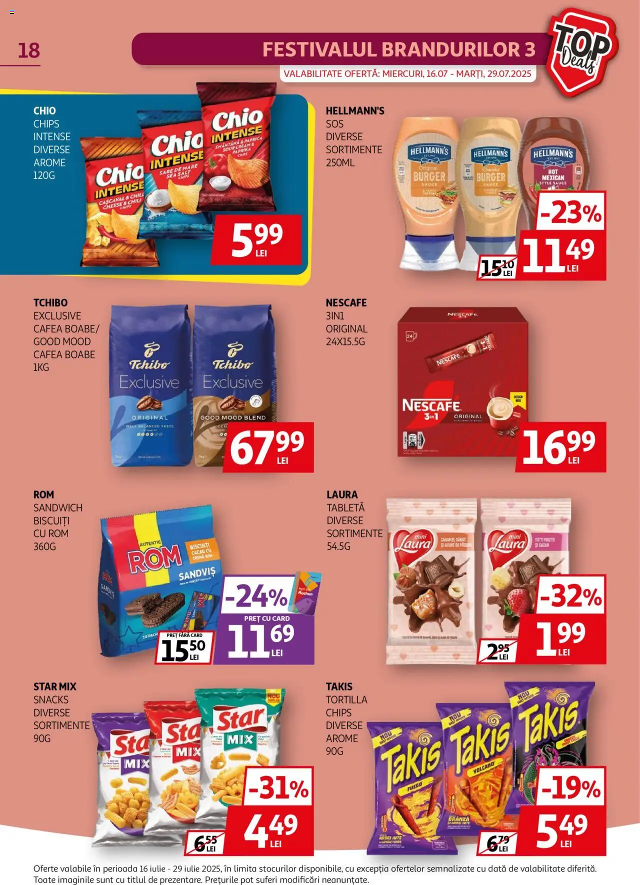 Catalog Auchan 16 - 28 Iulie 2025 | Pagina 18 | Produse: Delgeç, Cașcaval, Ardei iute, Rom