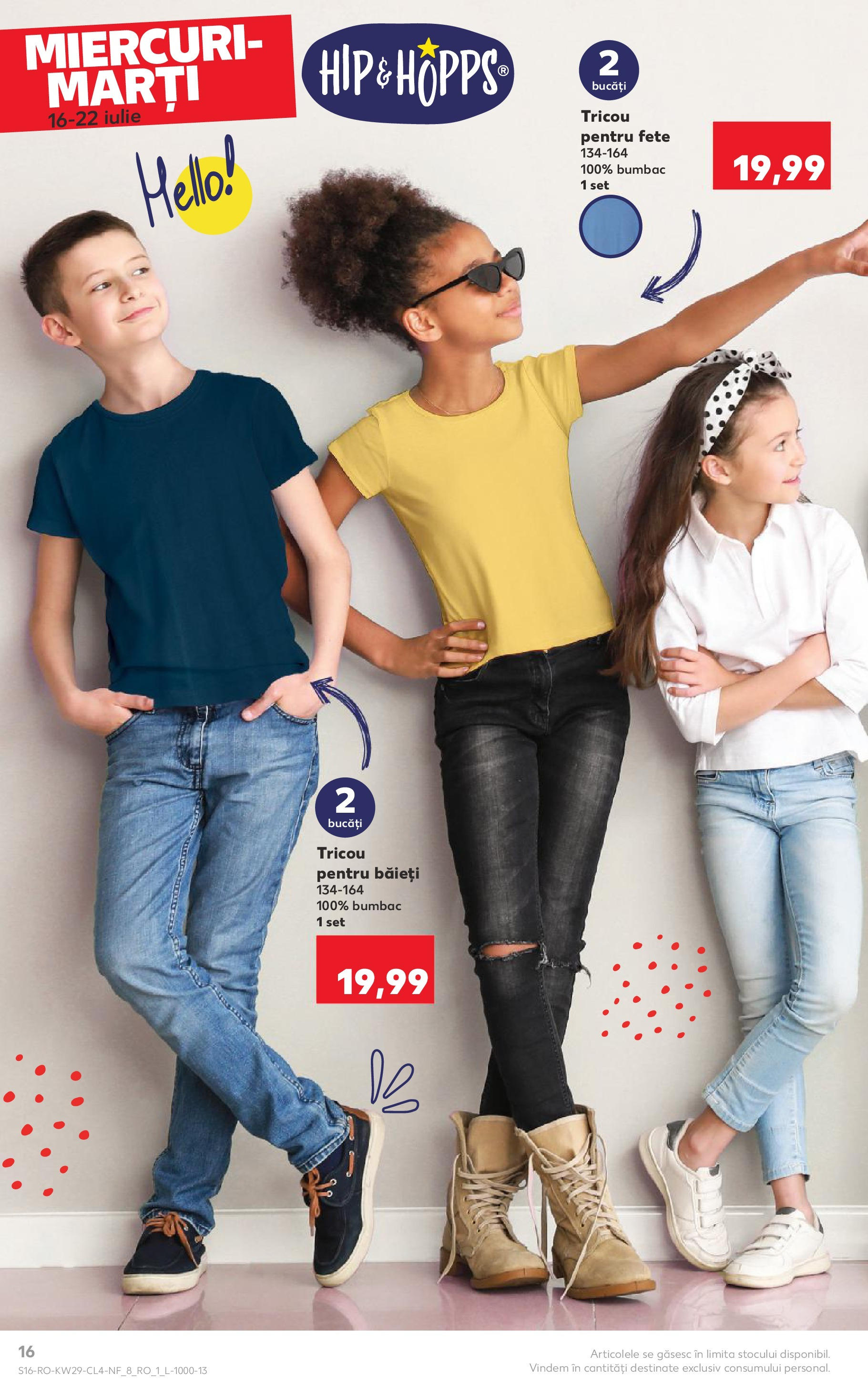 Catalog Kaufland 16 - 21 Iulie 2025 | Pagina 16 | Produse: Tricou