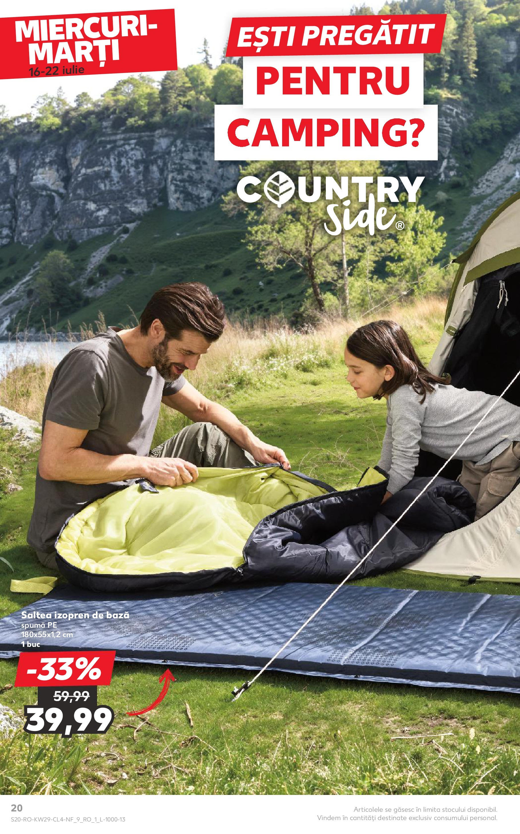 Catalog Kaufland 16 - 21 Iulie 2025 | Pagina 20 | Produse: Saltea