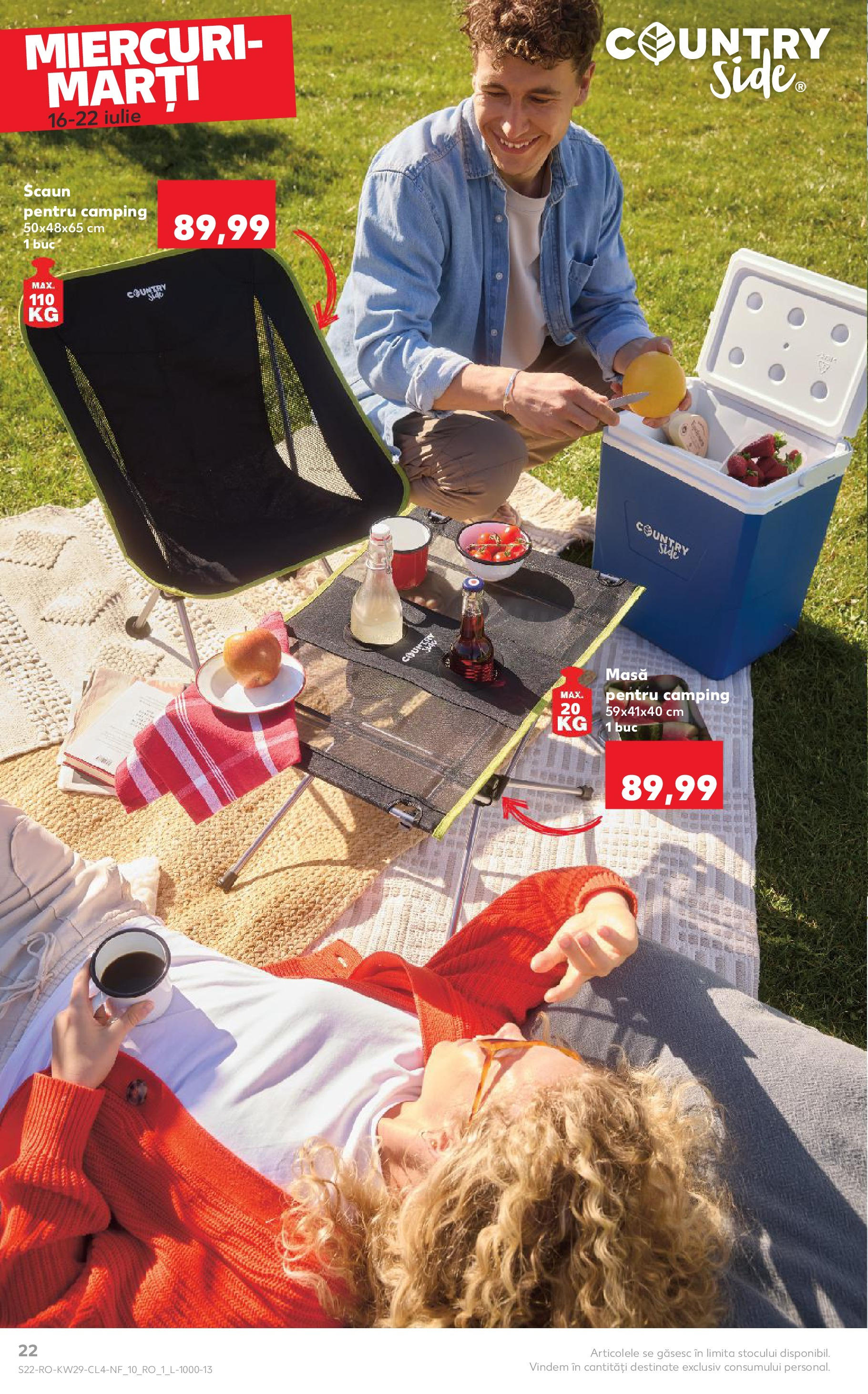 Catalog Kaufland 16 - 21 Iulie 2025 | Pagina 22 | Produse: Masă, Scaun