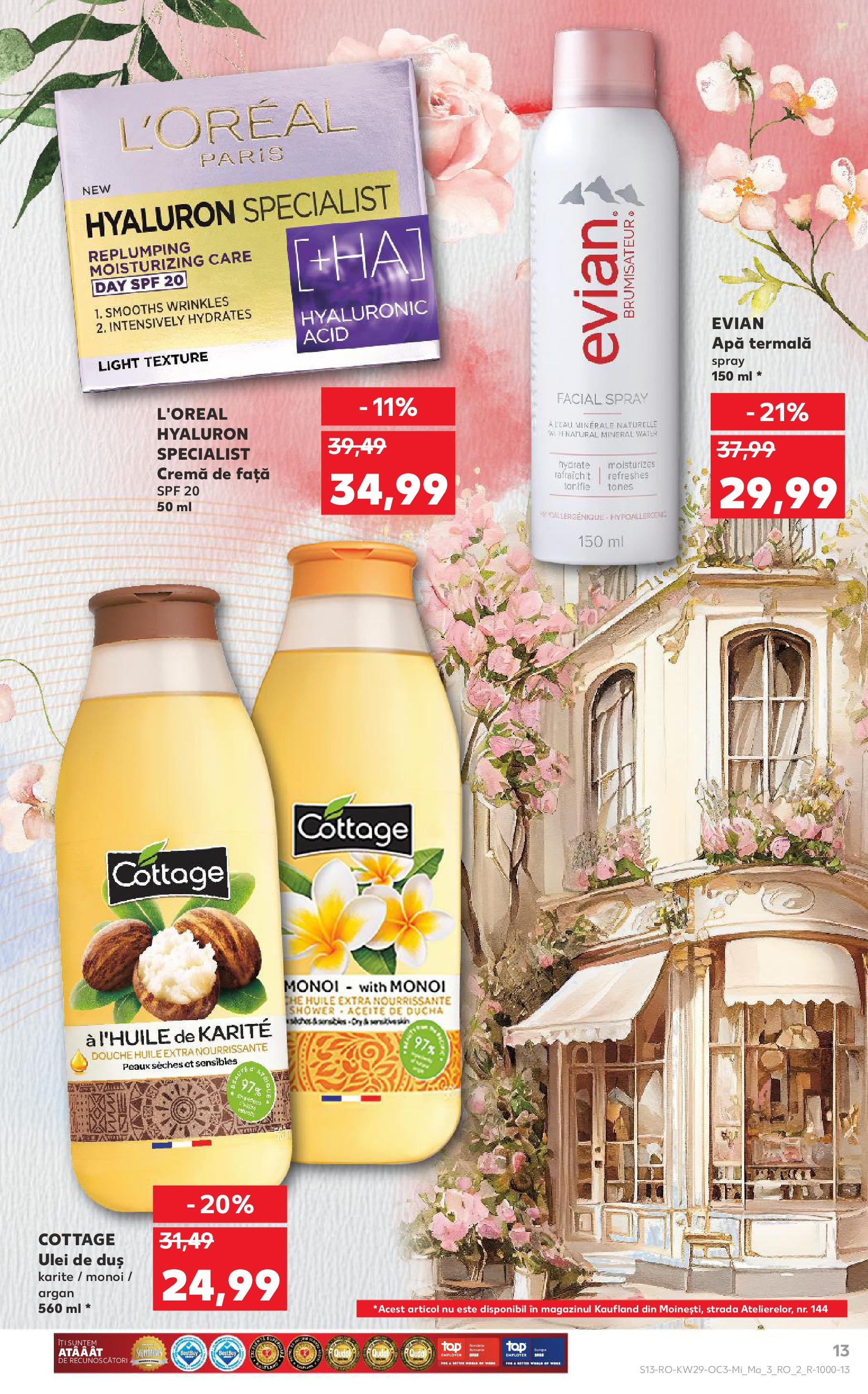 Catalog Kaufland 16 - 21 Iulie 2025 | Pagina 13 | Produse: Duș, Cremă, Ulei, Apă