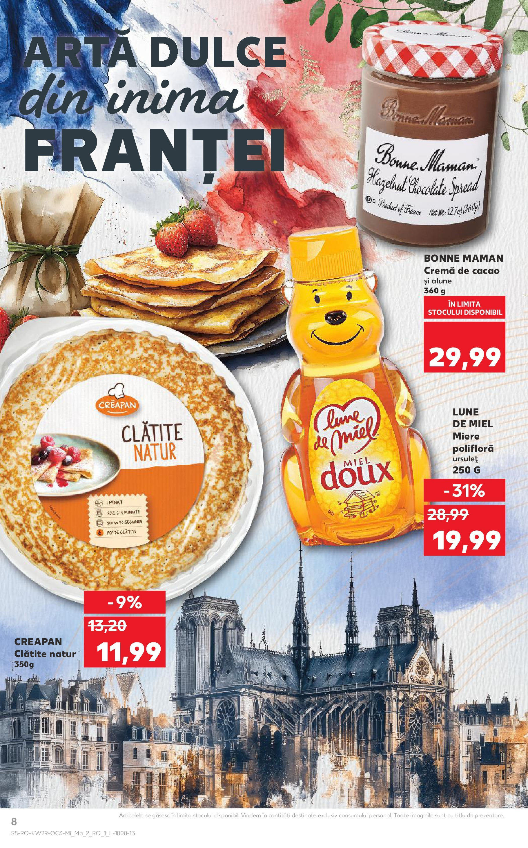 Catalog Kaufland 16 - 21 Iulie 2025 | Pagina 8 | Produse: Miere polifloră, Clătite, Alune, Cremă
