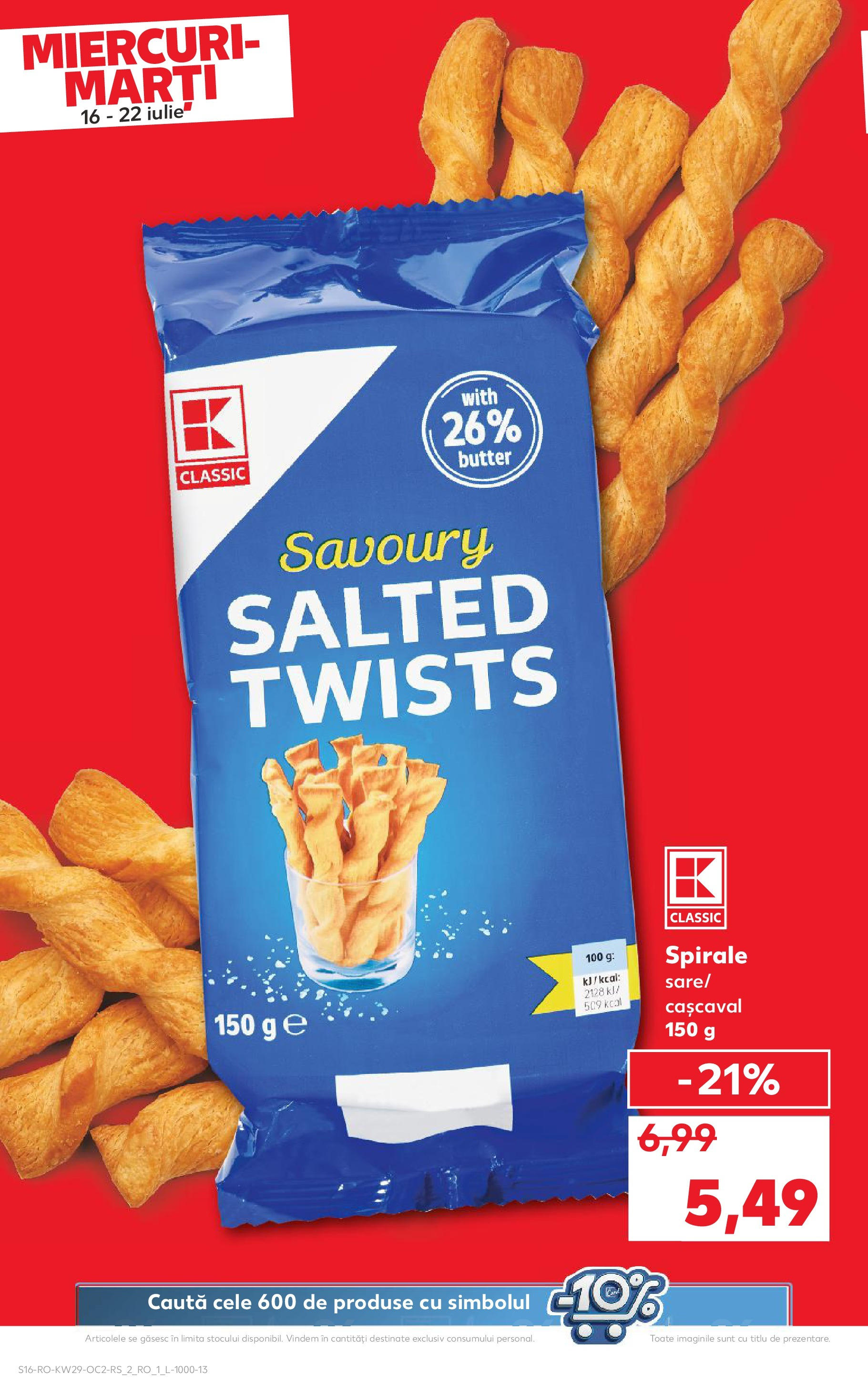 Catalog Kaufland 16 - 21 Iulie 2025 | Pagina 16 | Produse: Cașcaval
