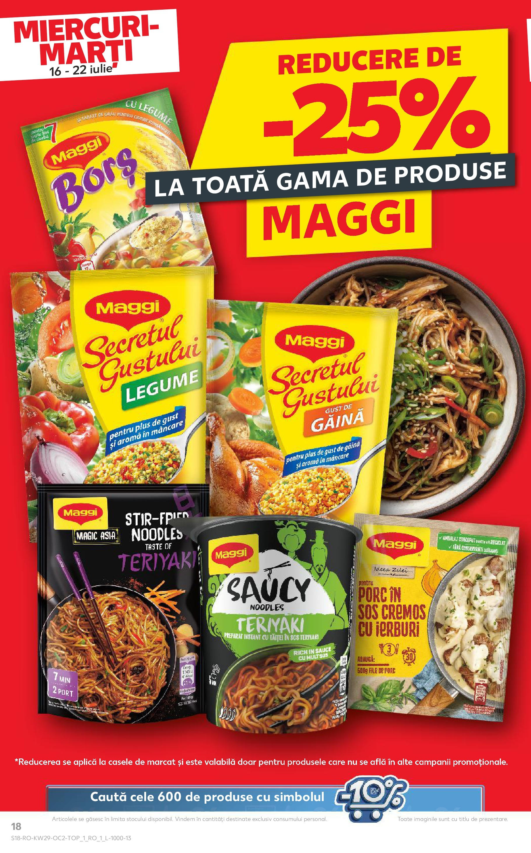 Catalog Kaufland 16 - 21 Iulie 2025 | Pagina 18 | Produse: Borș, Noodles, Legume, Sos