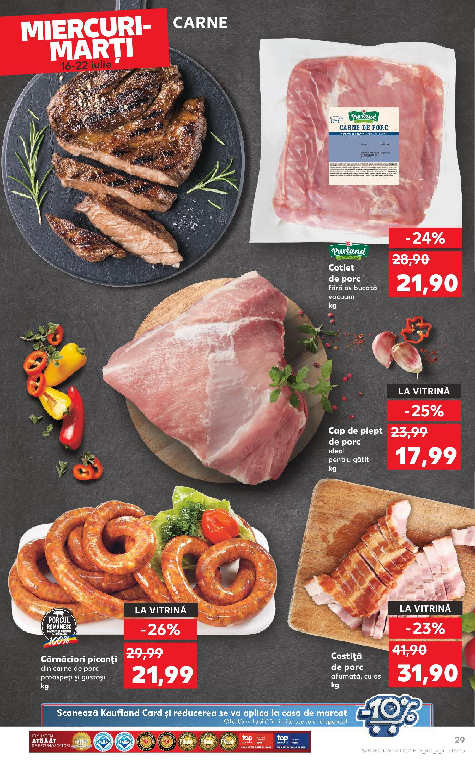 Catalog Kaufland 16 - 21 Iulie 2025 | Pagina 29 | Produse: Lait de coco, Vitrină, Carne De Porc