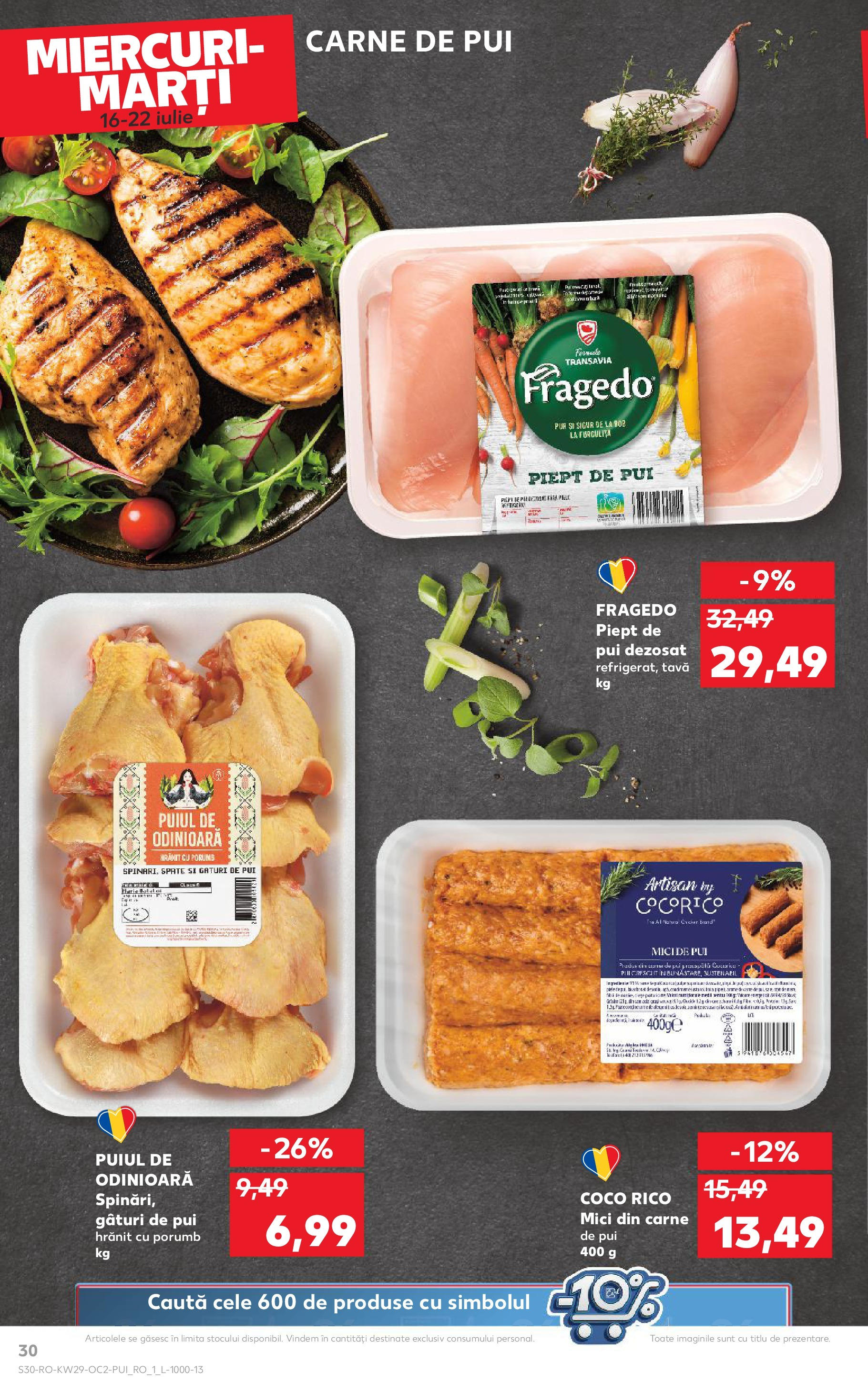 Catalog Kaufland 16 - 21 Iulie 2025 | Pagina 30 | Produse: Hacıyatmaz Kedi Oyuncağı, Mici, Carne De Pui, Porumb