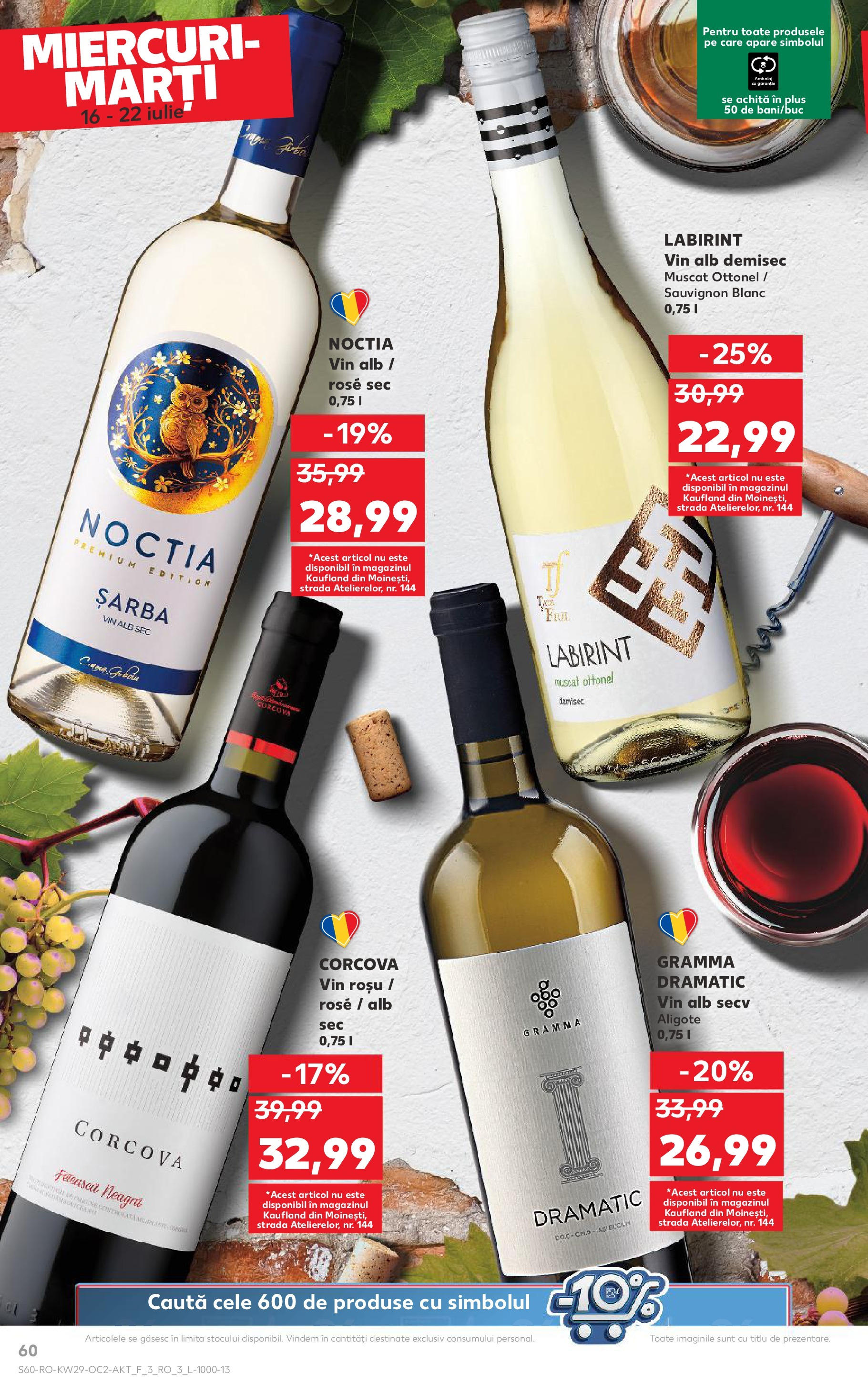 Catalog Kaufland 16 - 21 Iulie 2025 | Pagina 60 | Produse: Vin