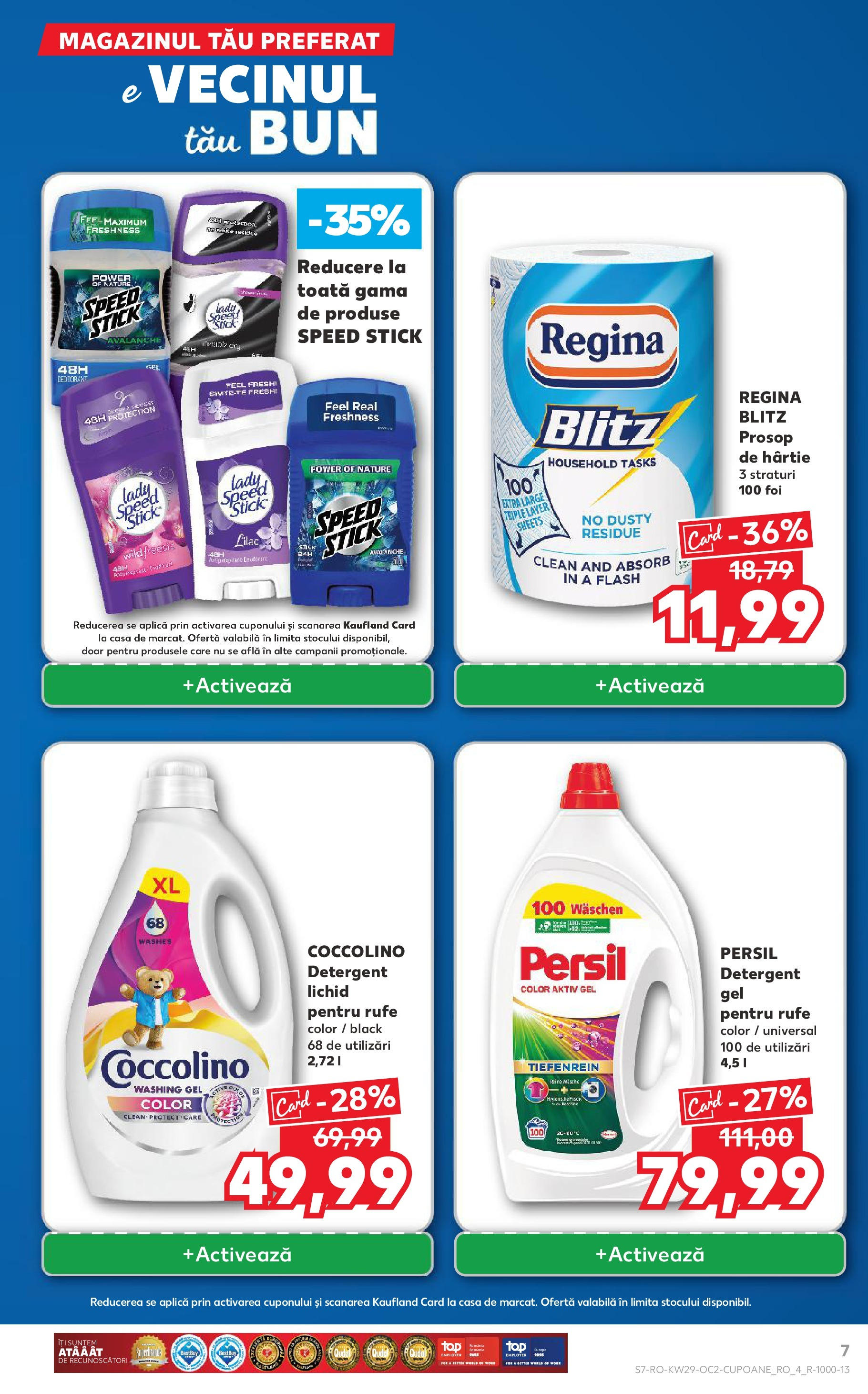 Catalog Kaufland 16 - 21 Iulie 2025 | Pagina 7 | Produse: Pomelo, Deodorant, Detergent