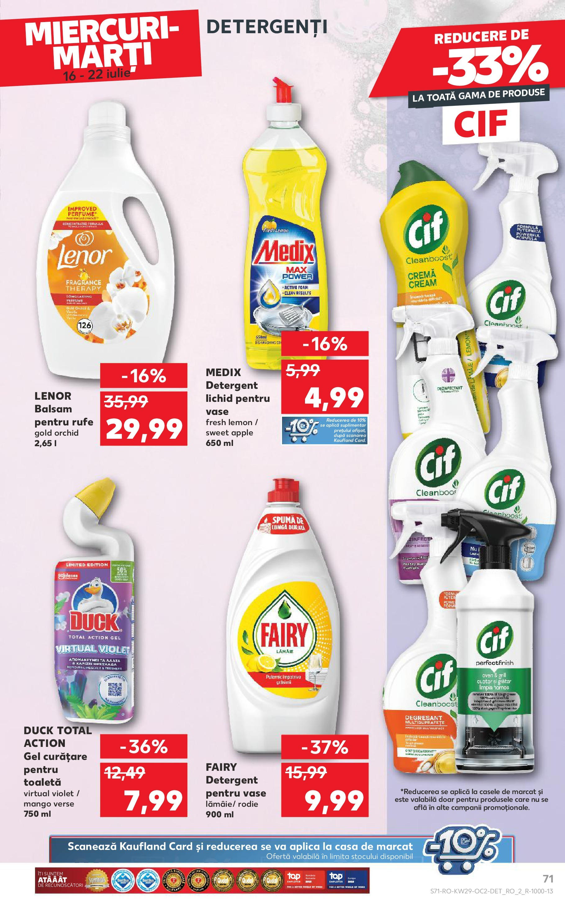 Catalog Kaufland 16 - 21 Iulie 2025 | Pagina 71 | Produse: Grill, Balsam, Yorgan, Lămâie