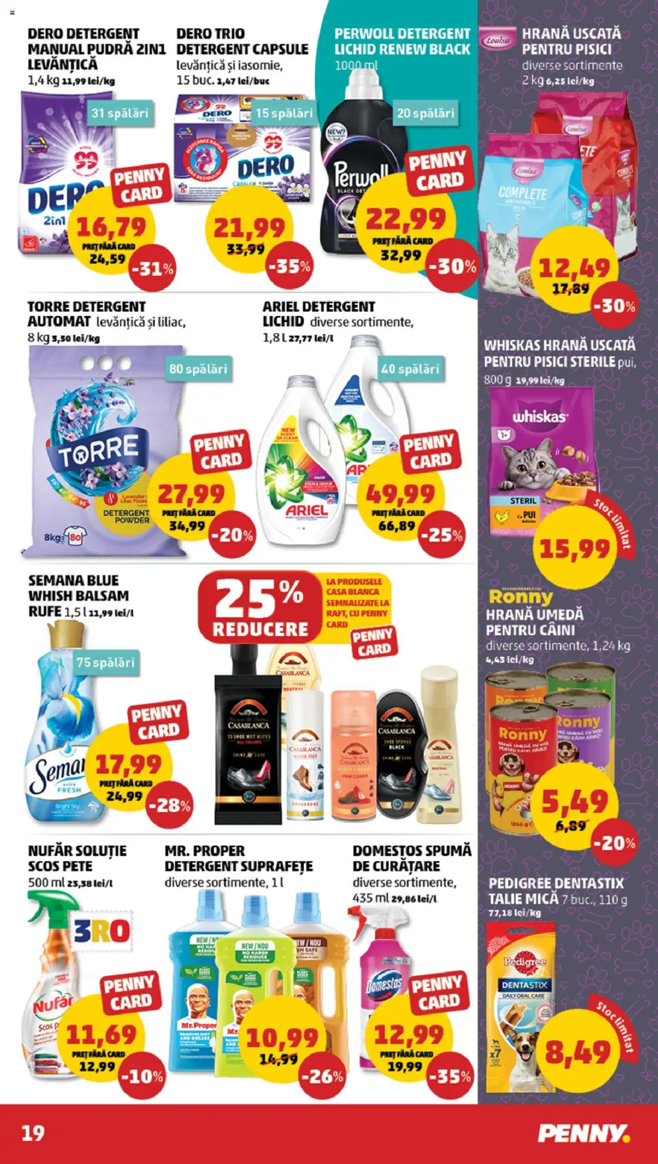 Catalog PENNY Market 16 - 21 Iulie 2025 | Pagina 19 | Produse: Raptiye, Kedi Ödül Oyuncakları, Hacıyatmaz Kedi Oyuncağı, Pudră