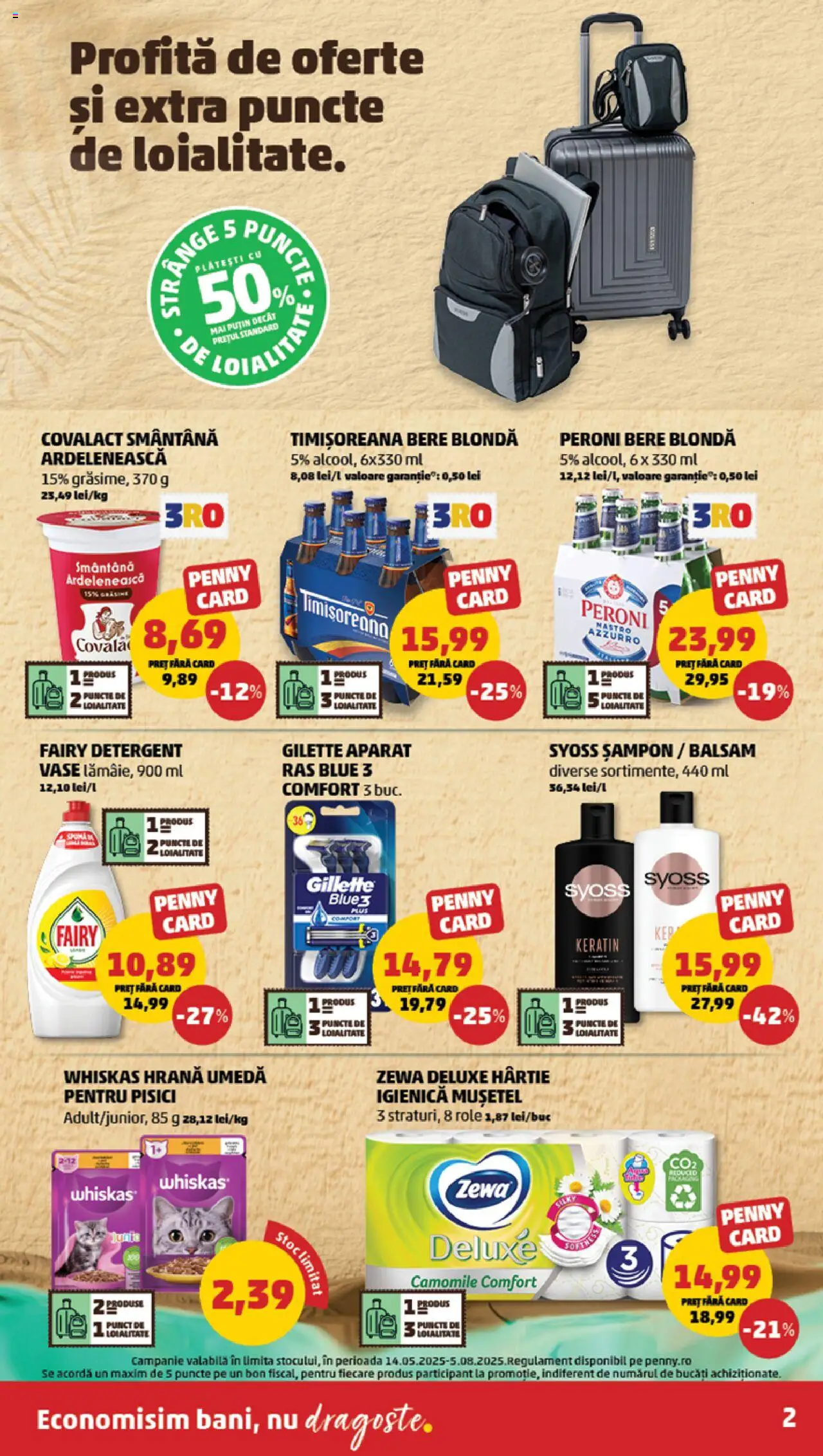 Catalog PENNY Market 16 - 21 Iulie 2025 | Pagina 2 | Produse: Role, Șampon, Bere, Lămâie