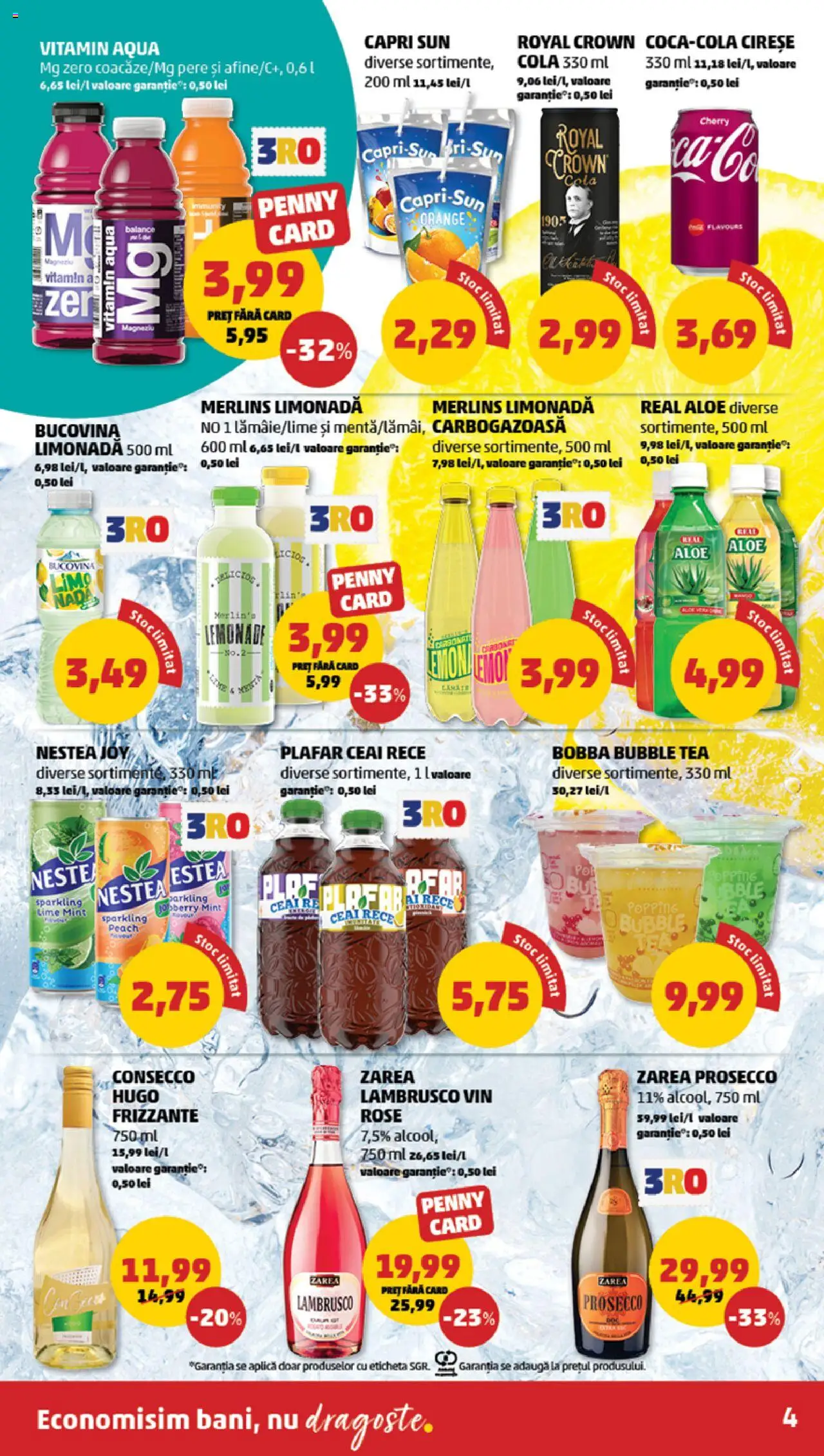 Catalog PENNY Market 16 - 21 Iulie 2025 | Pagina 4 | Produse: Prosecco, Vin, Ceai, Cireșe