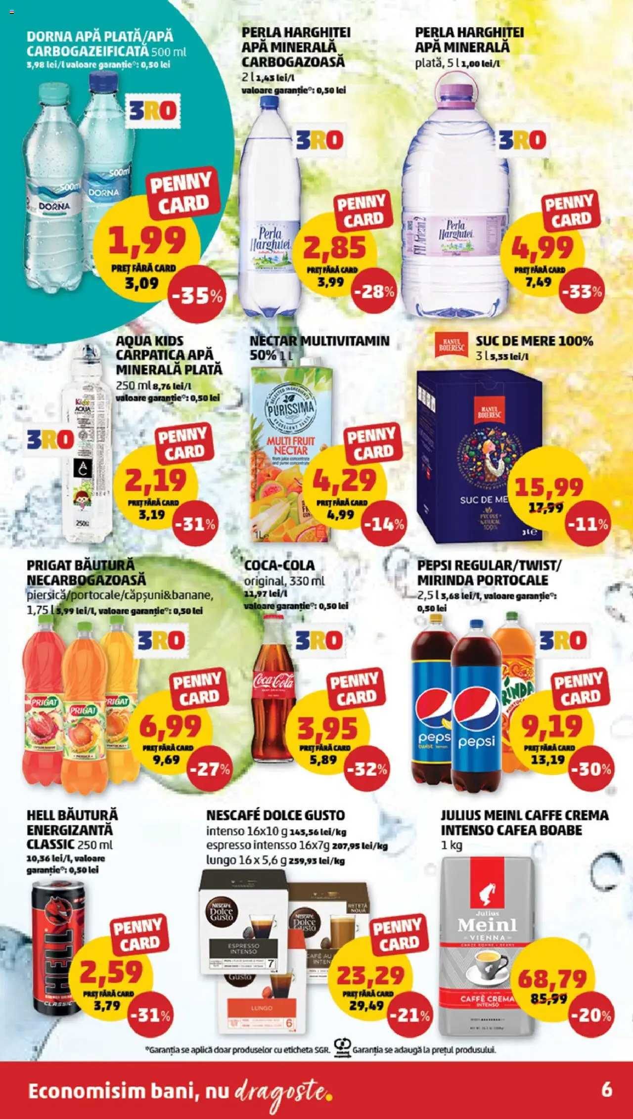 Catalog PENNY Market 16 - 21 Iulie 2025 | Pagina 6 | Produse: Amerikan servis, Apple, Mere, Apă