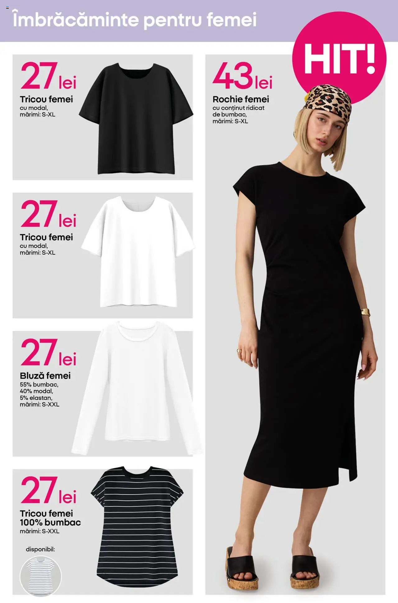 Catalog Pepco 17 - 29 Iulie 2025 | Pagina 3 | Produse: Rochie, Tricou, Bluză